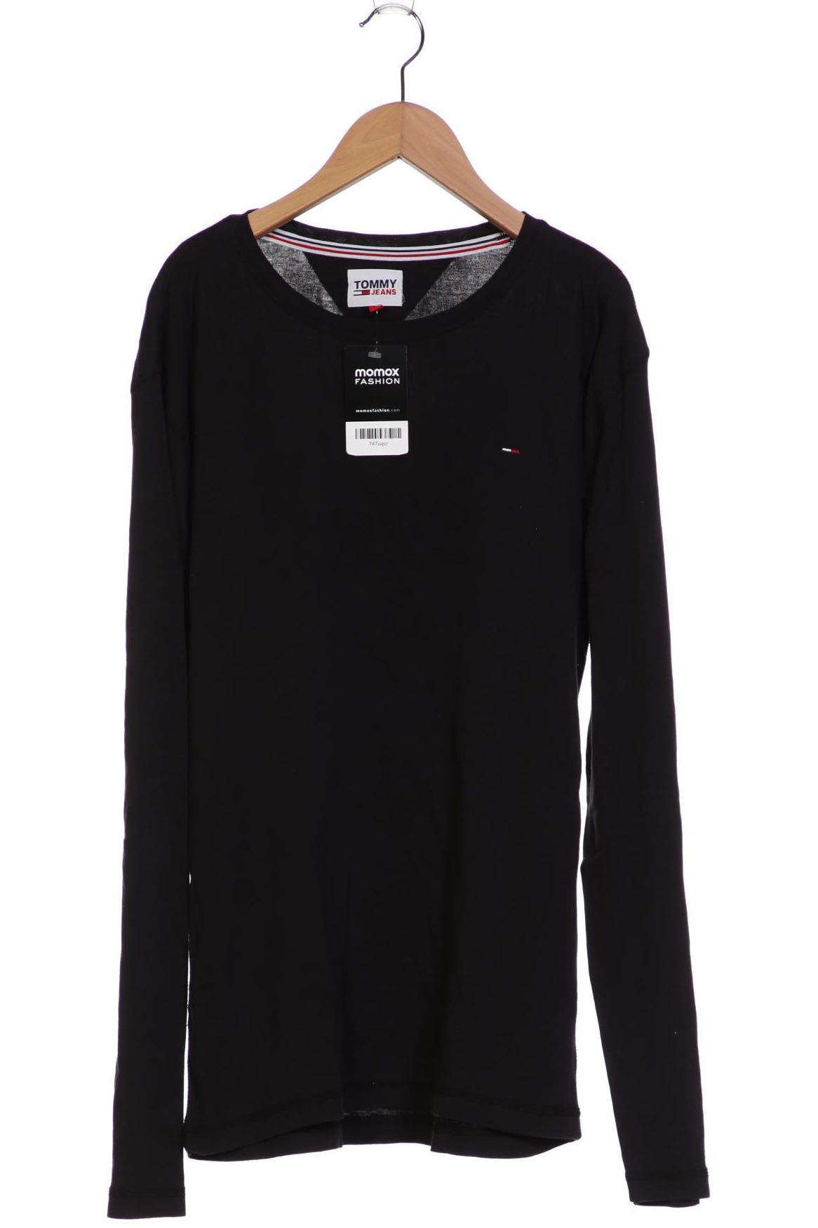

Tommy Jeans Herren Langarmshirt, schwarz