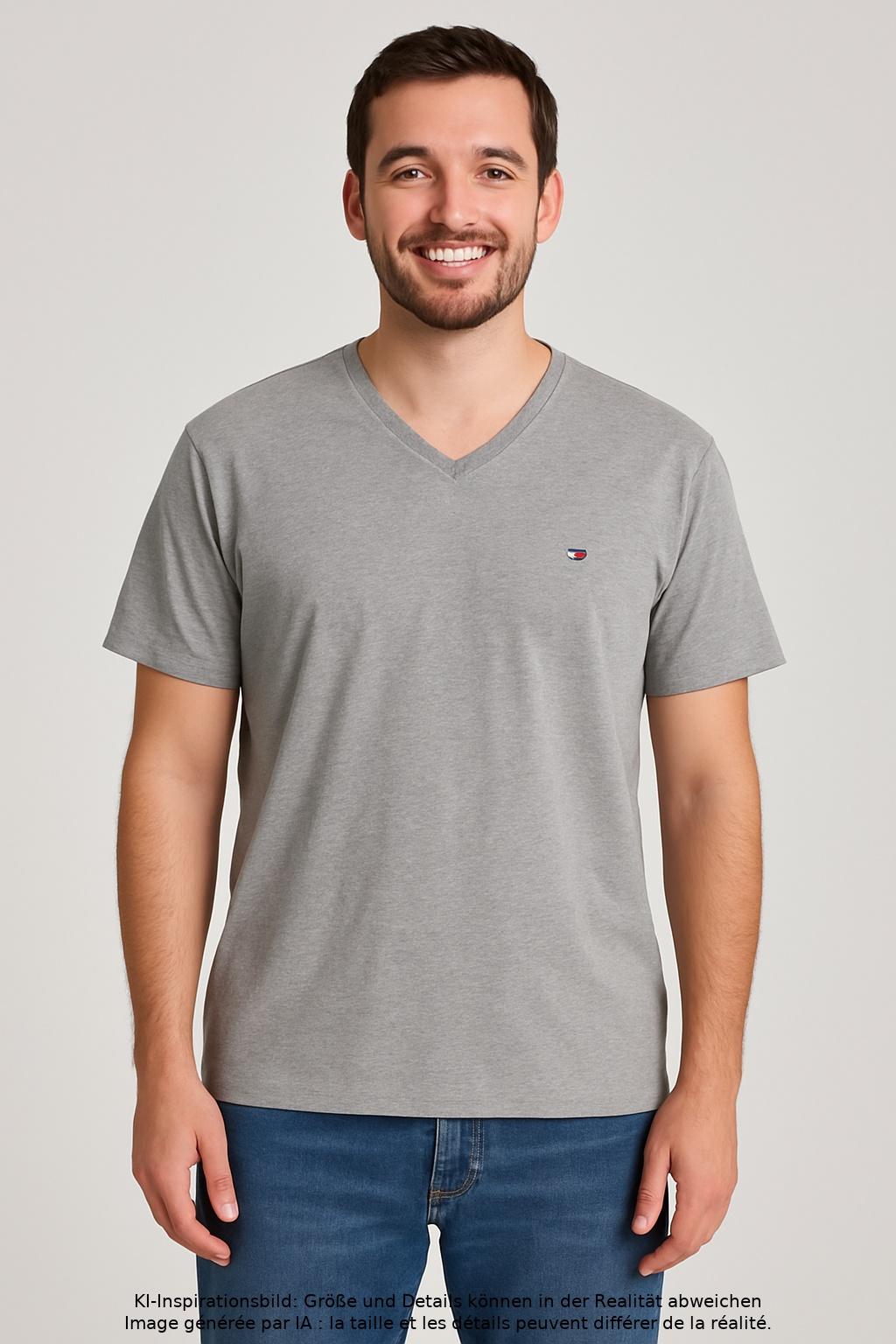 

Tommy Jeans Herren T-Shirt, grau, Gr. 56