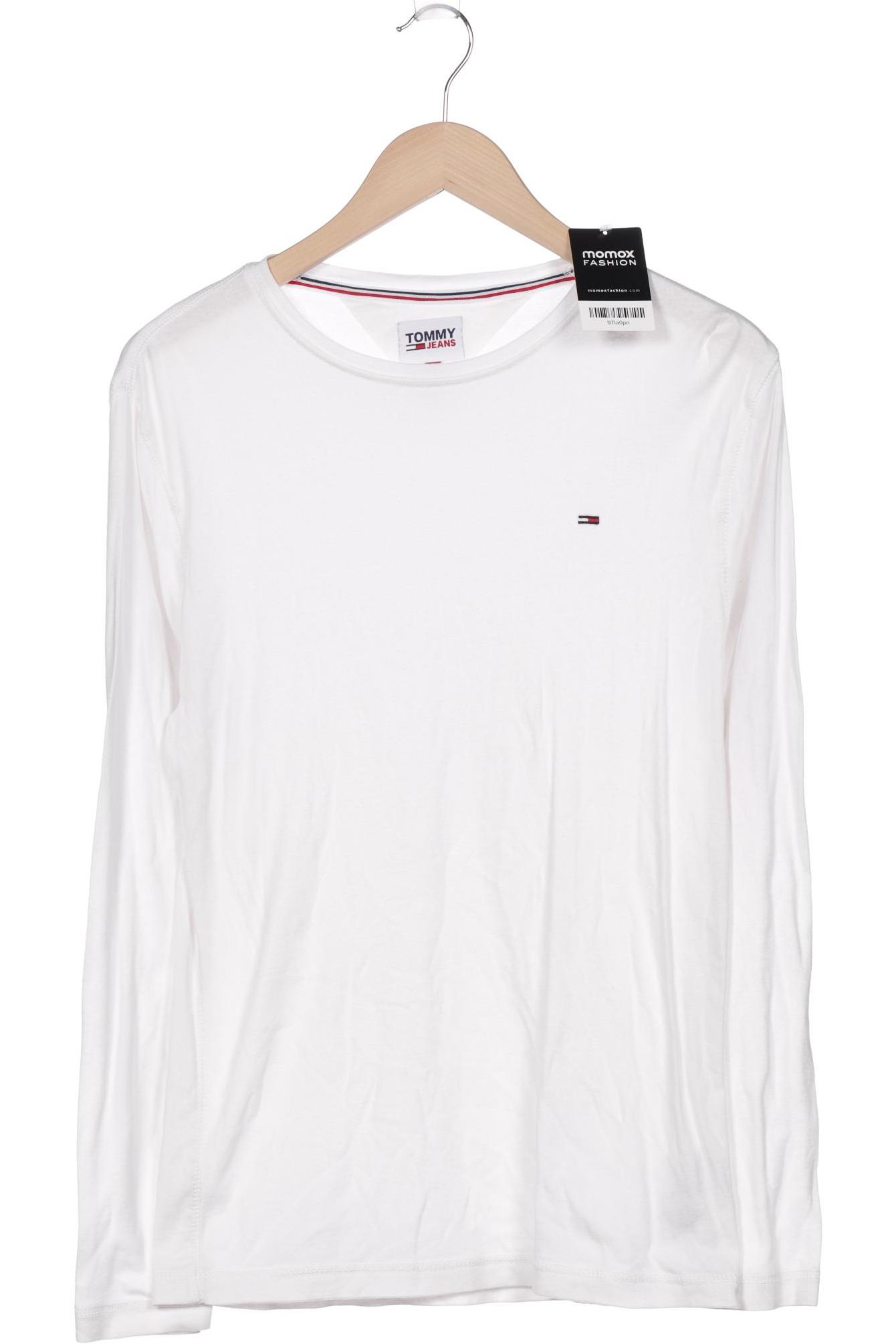 

Tommy Jeans Herren Langarmshirt, weiß, Gr. 48