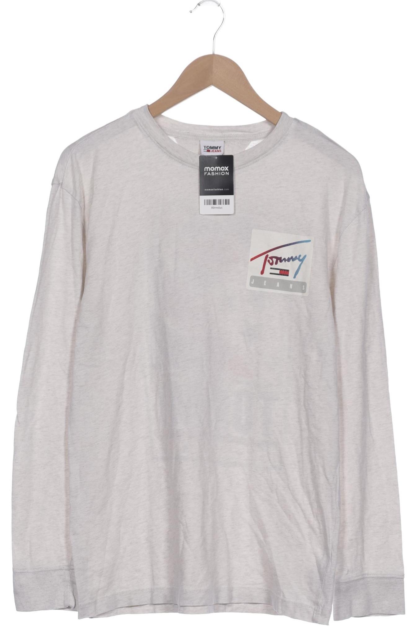 

Tommy Jeans Herren Langarmshirt, cremeweiß, Gr. 48