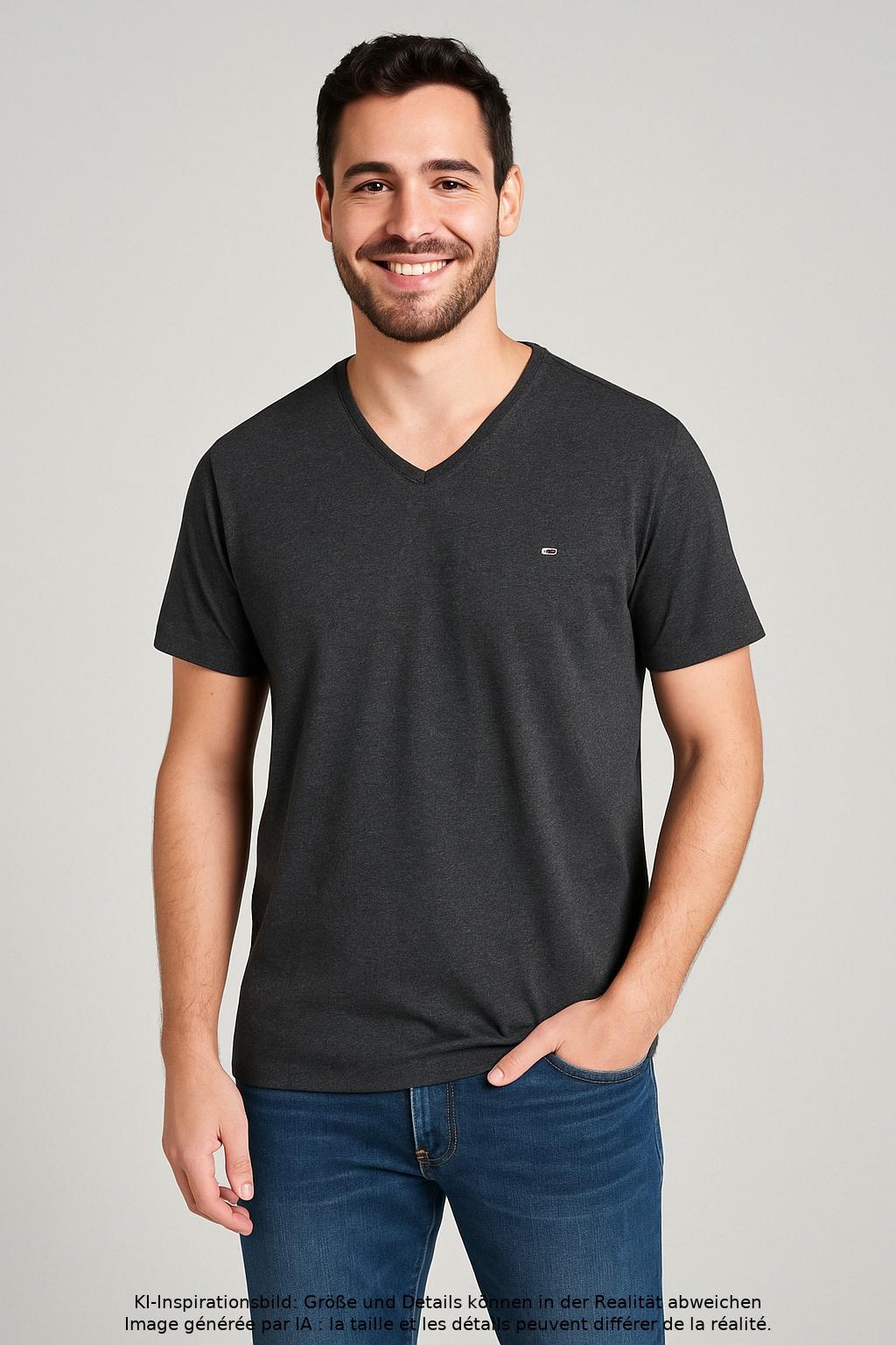 

Tommy Jeans Herren T-Shirt, grau, Gr. 54