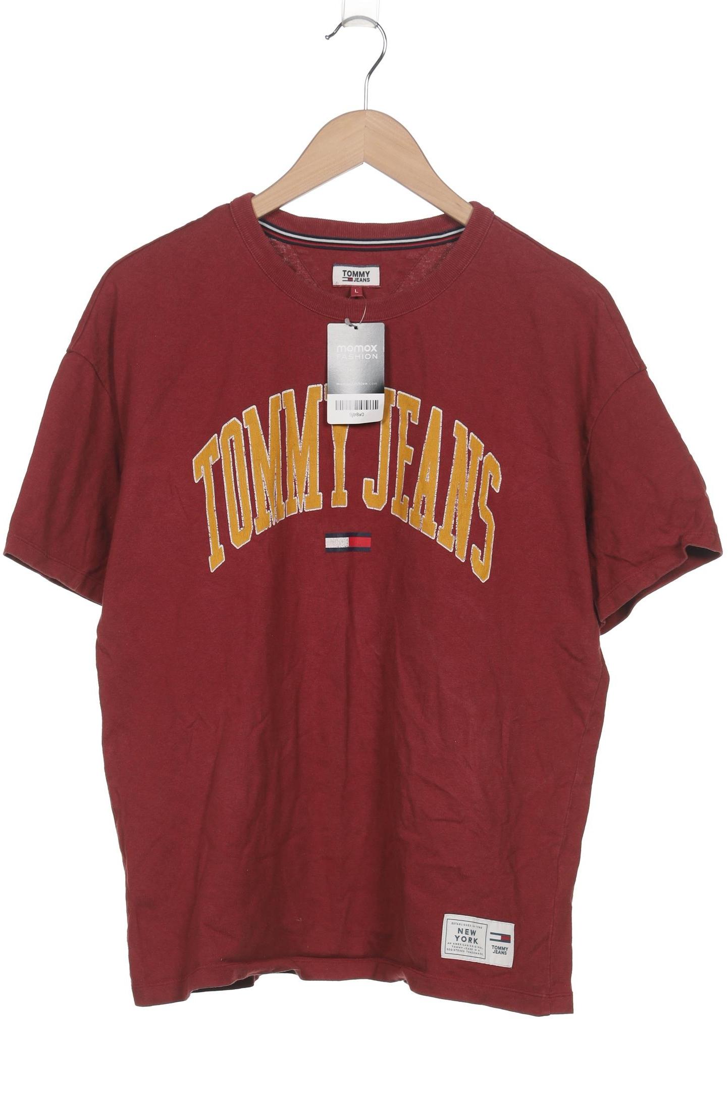 

Tommy Jeans Herren T-Shirt, bordeaux, Gr. 52