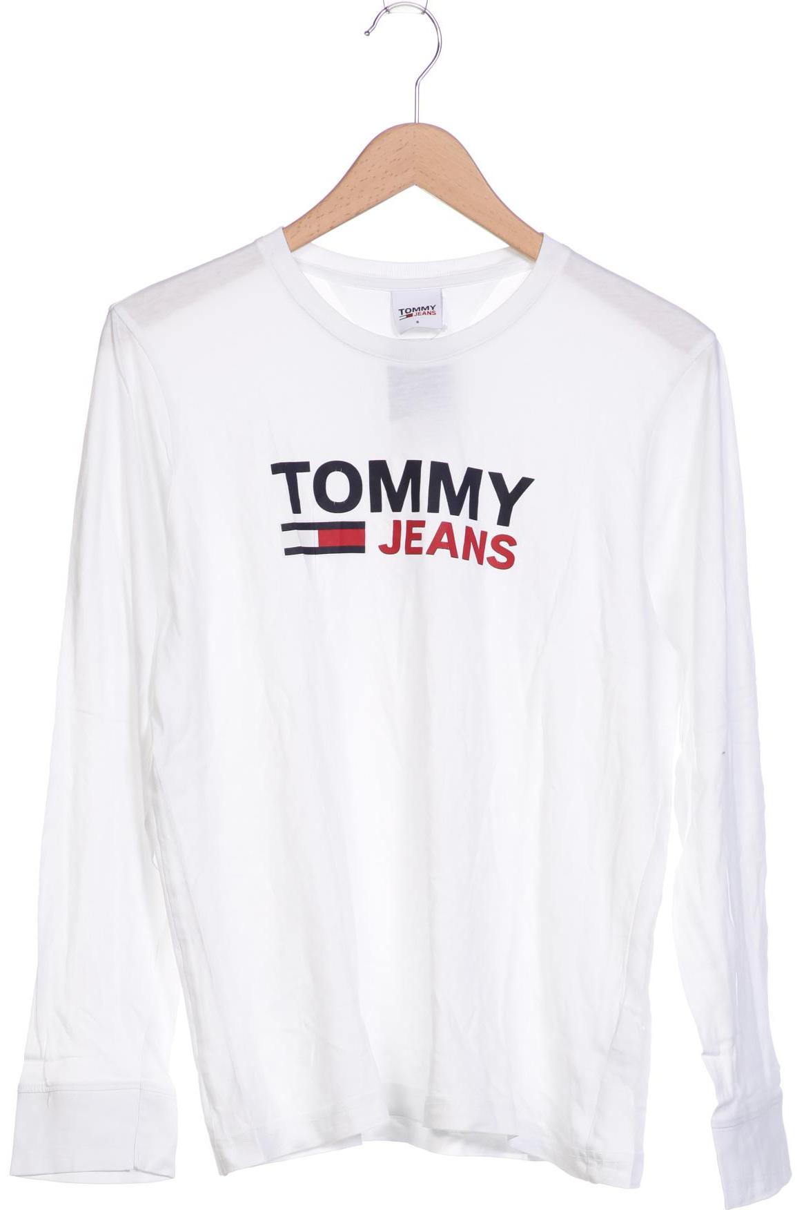 

Tommy Jeans Herren Langarmshirt, weiß, Gr. 46