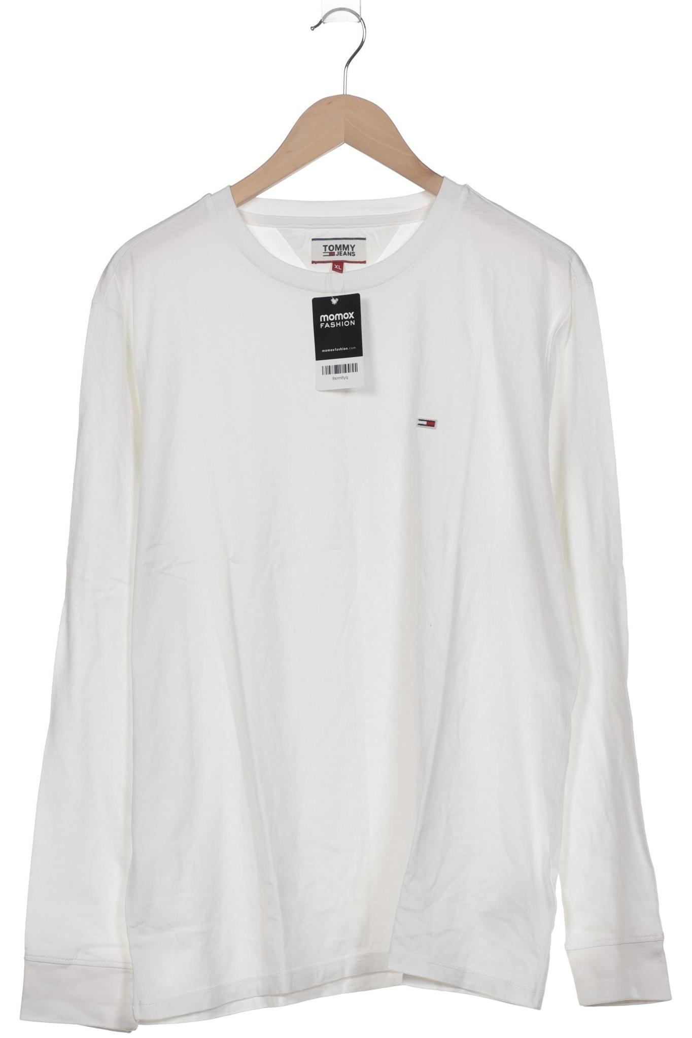 

Tommy Jeans Herren Langarmshirt, weiß, Gr. 54