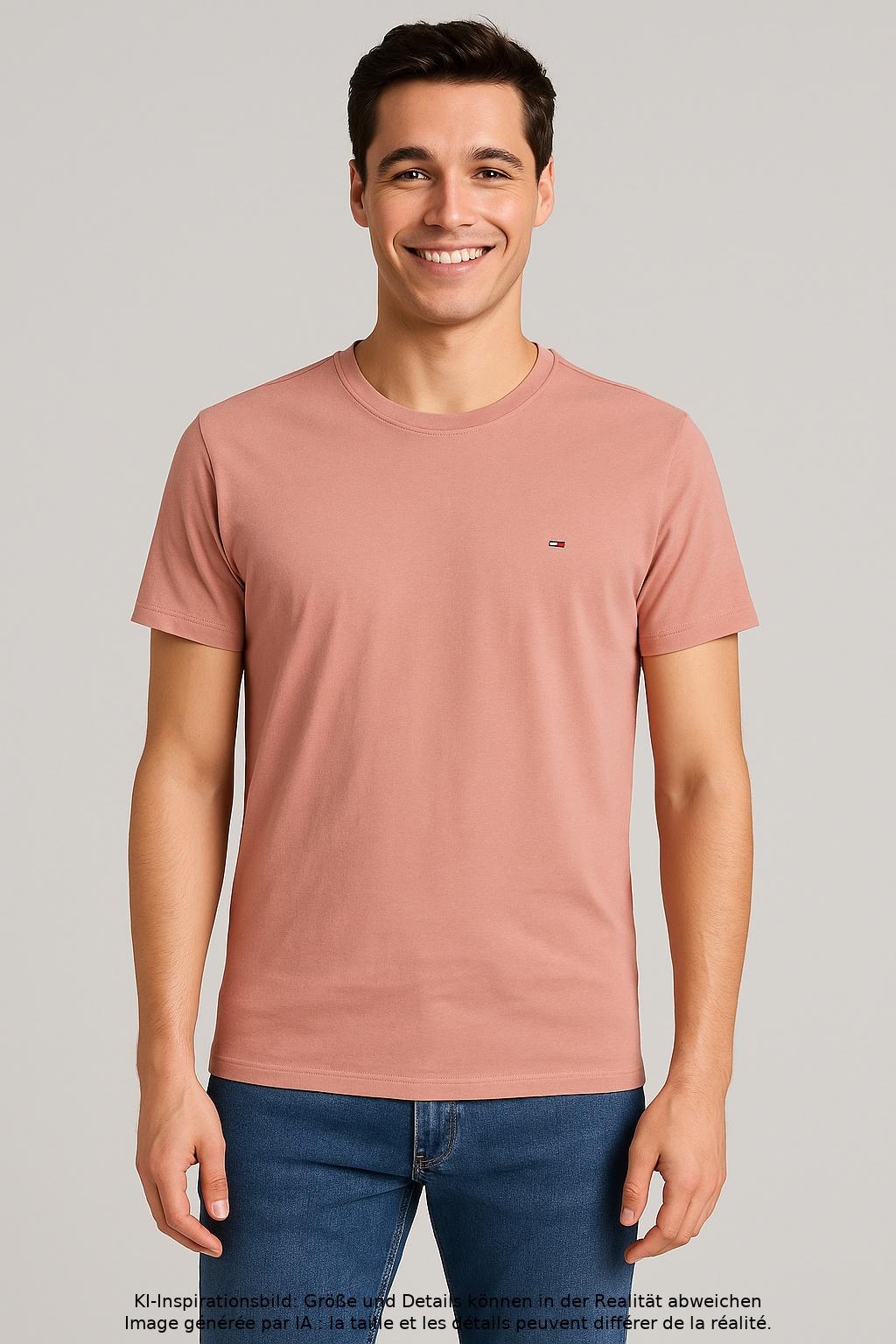 

Tommy Jeans Herren T-Shirt, pink, Gr. 46