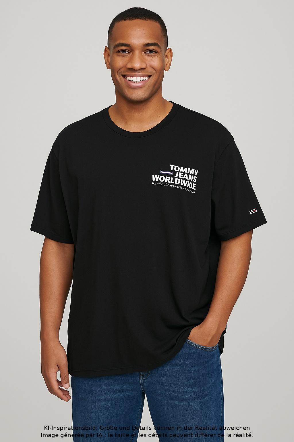 

Tommy Jeans Herren T-Shirt, schwarz, Gr. 58