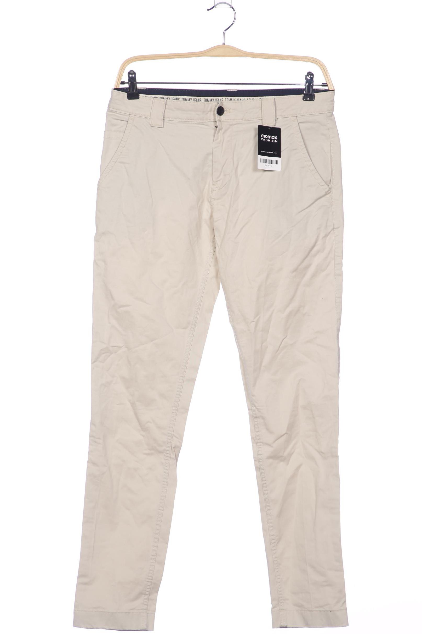 

Tommy Jeans Herren Stoffhose, cremeweiß, Gr. 32