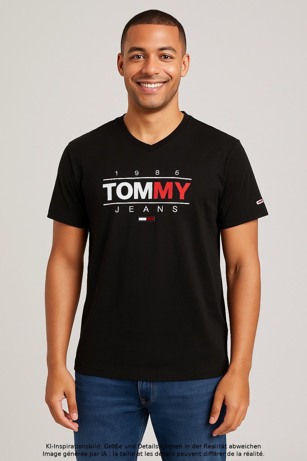 

Tommy Jeans Herren T-Shirt, schwarz, Gr. 52