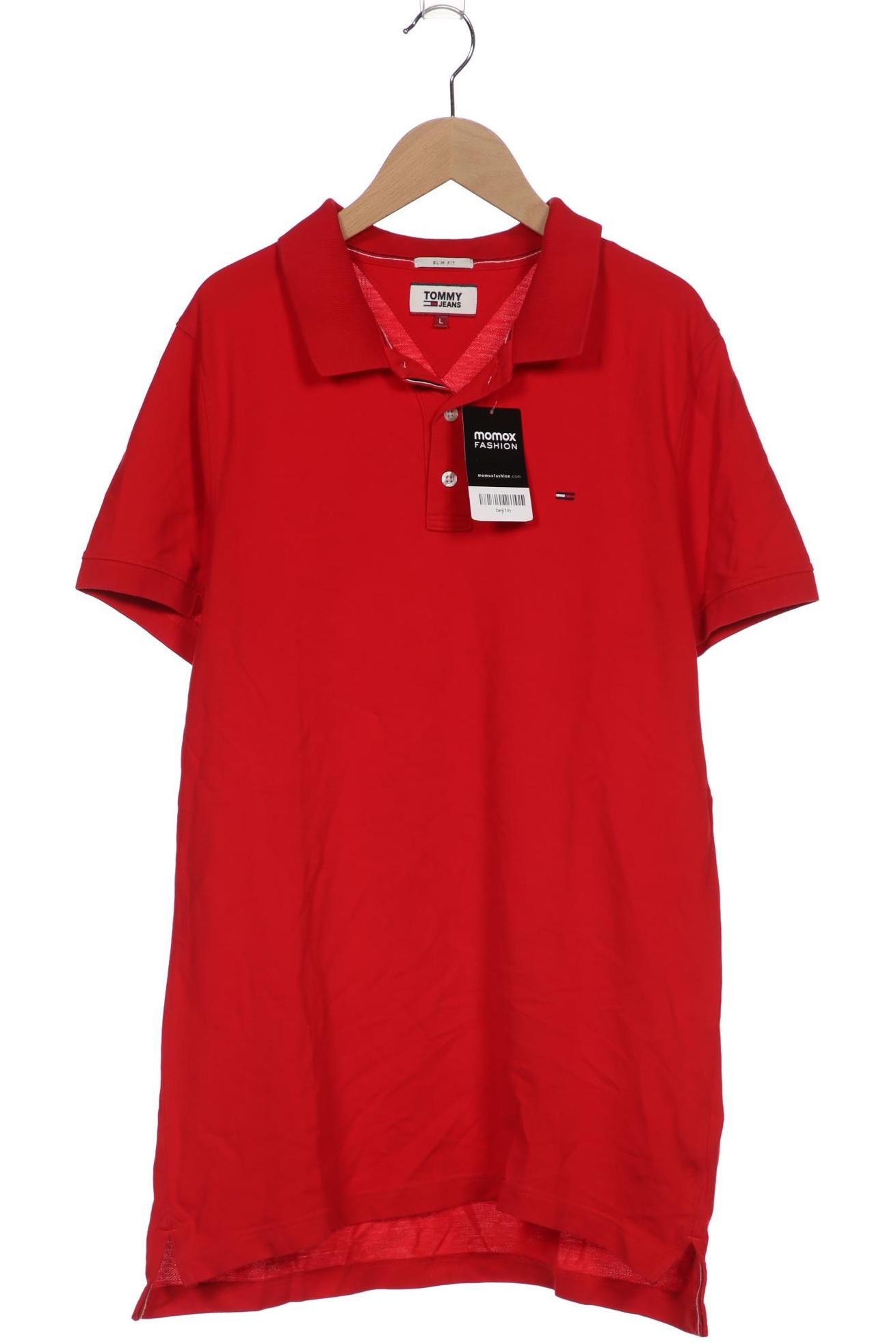 

Tommy Jeans Herren Poloshirt, rot, Gr. 52