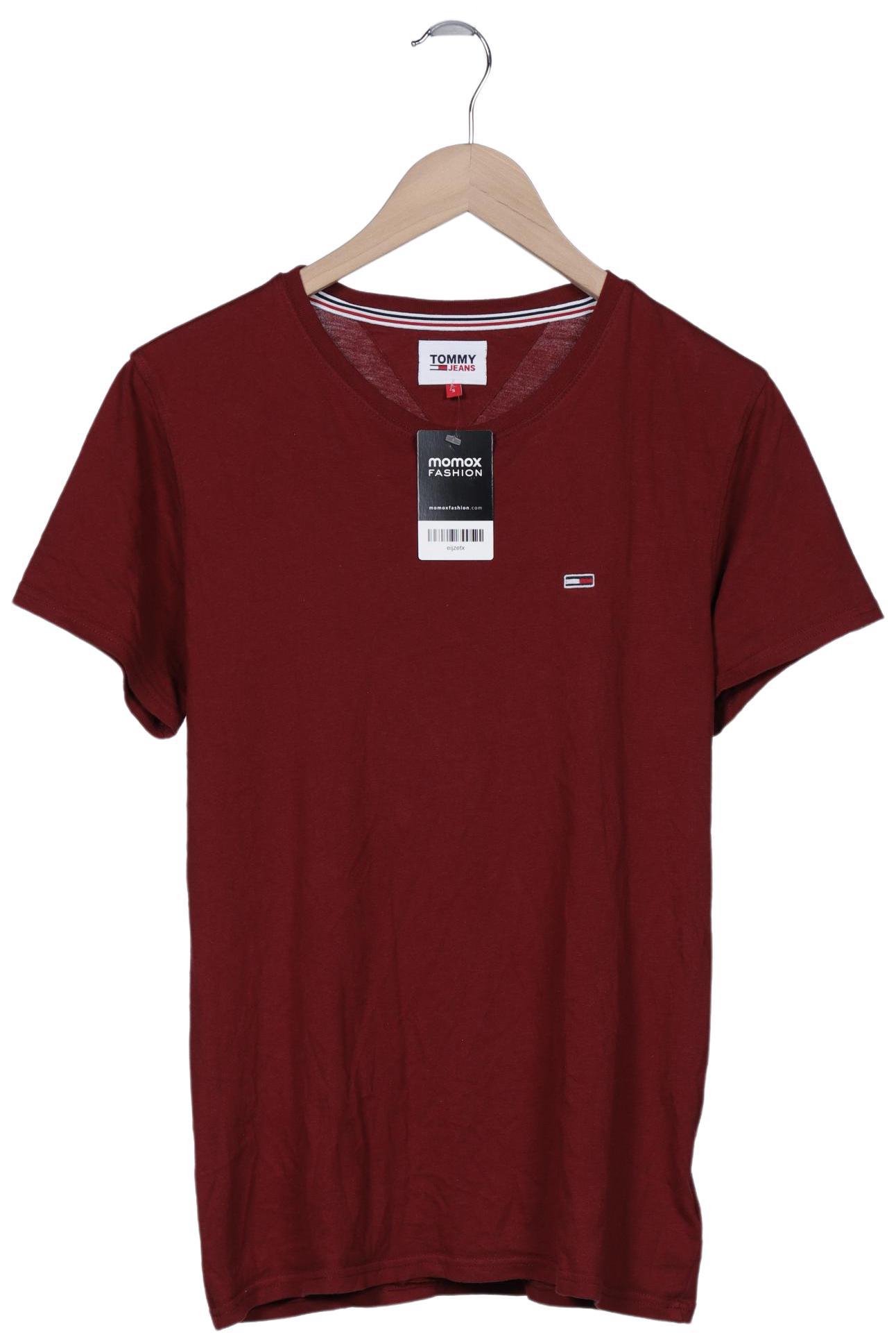 

Tommy Jeans Herren T-Shirt, bordeaux, Gr. 46
