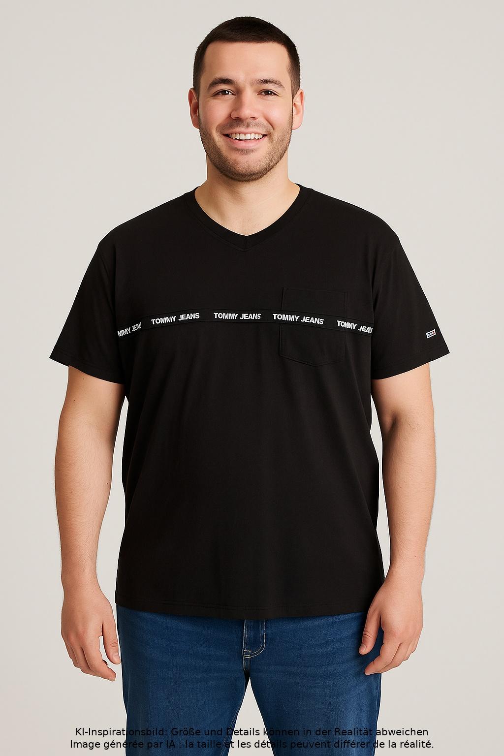 

Tommy Jeans Herren T-Shirt, schwarz, Gr. 56