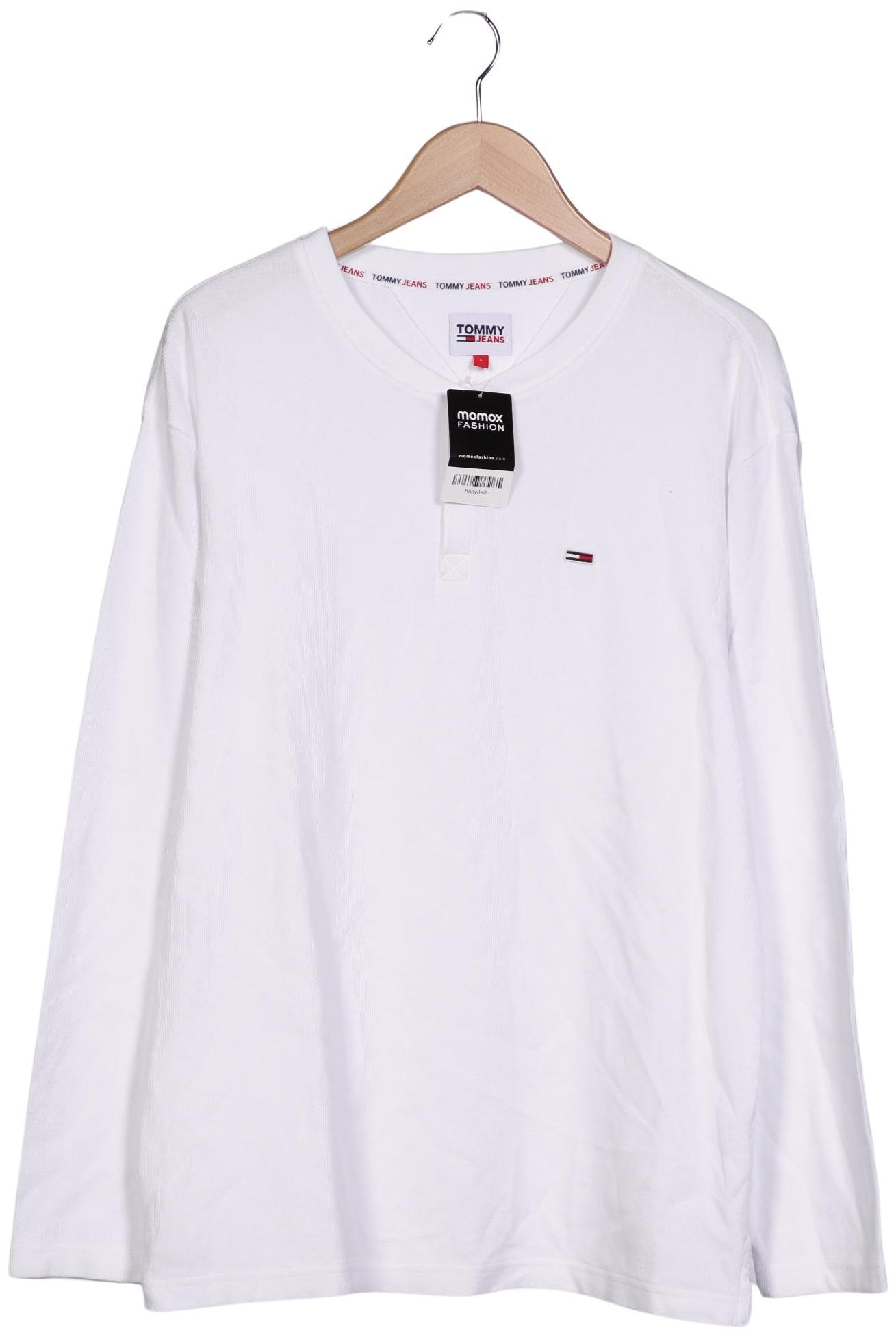 

Tommy Jeans Herren Langarmshirt, weiß, Gr. 52