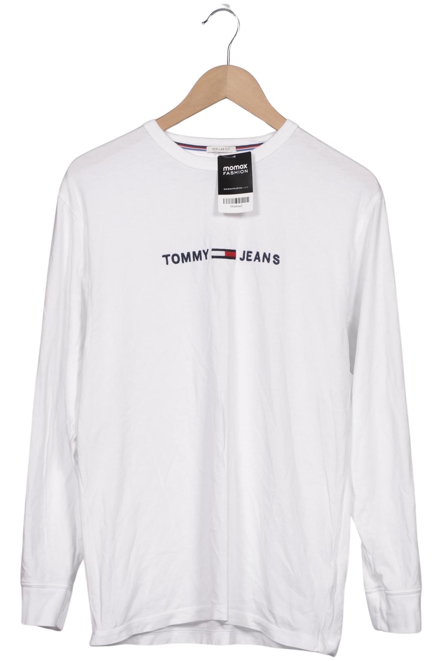 

Tommy Jeans Herren Langarmshirt, weiß, Gr. 46