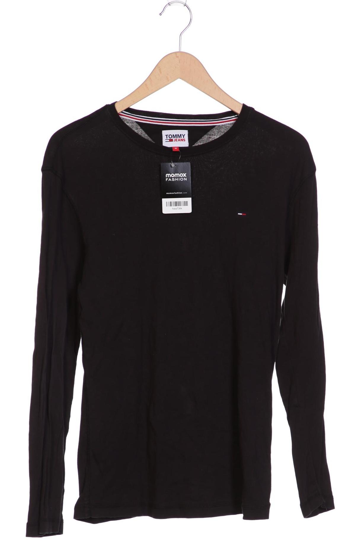 

Tommy Jeans Herren Langarmshirt, schwarz