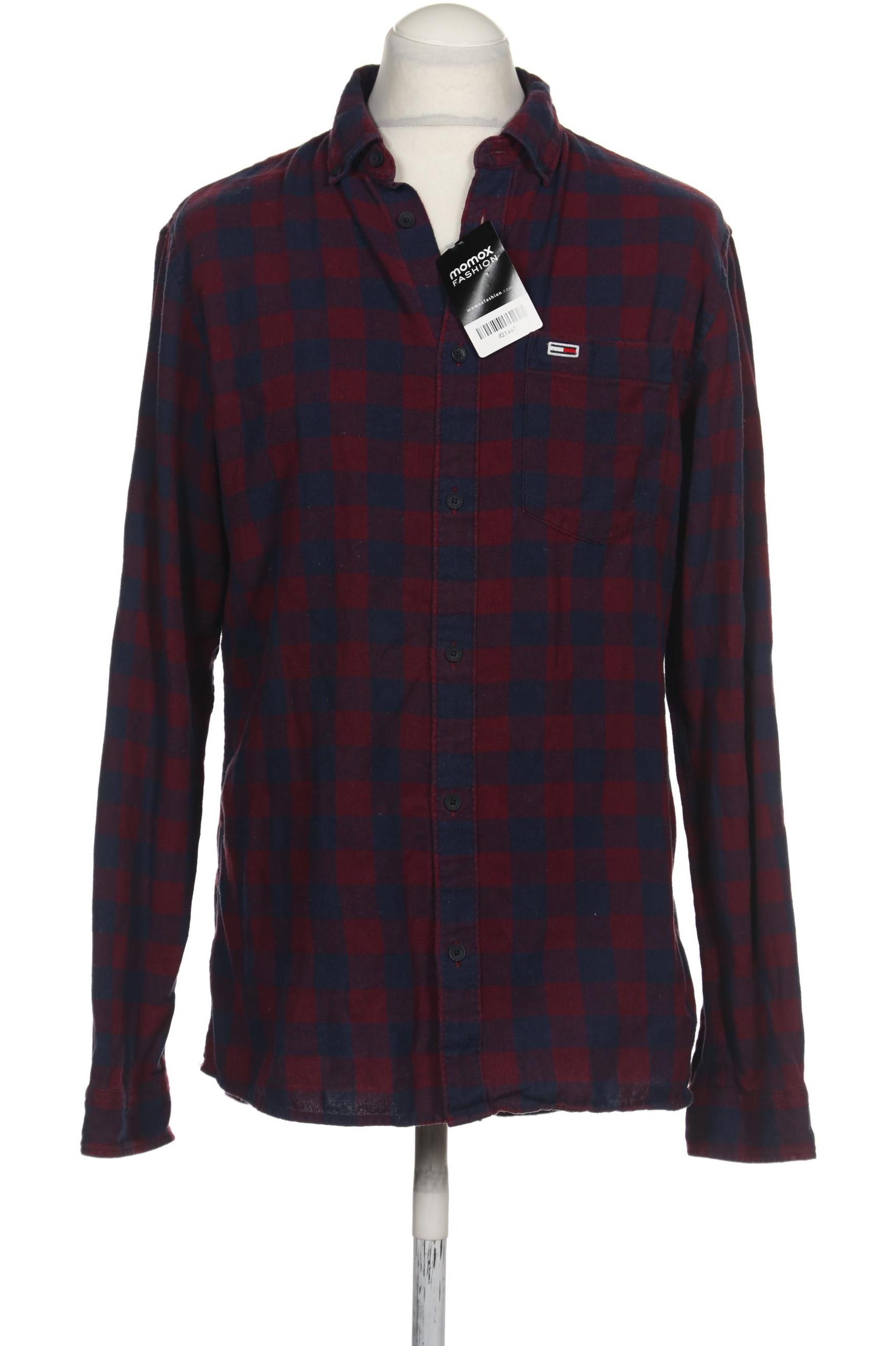 

Tommy Jeans Herren Hemd, bordeaux