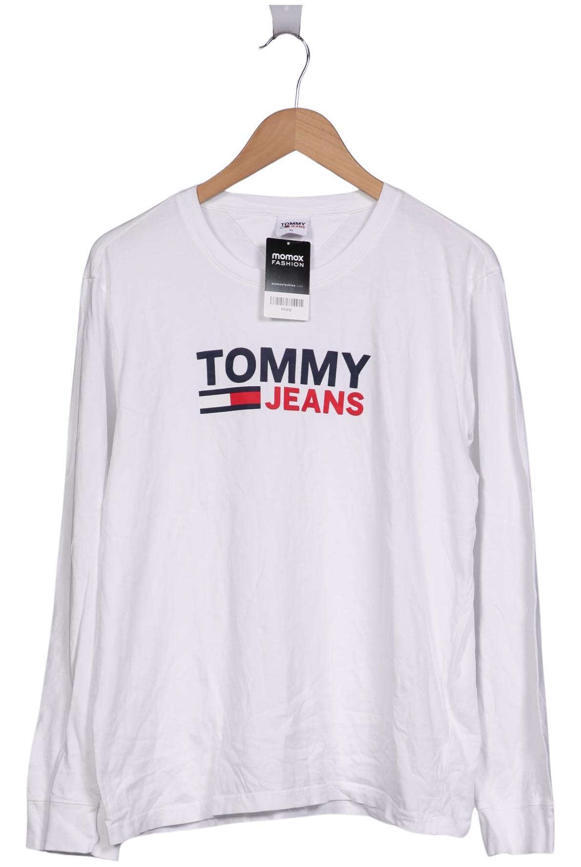 

Tommy Jeans Herren Langarmshirt, weiß, Gr. 54