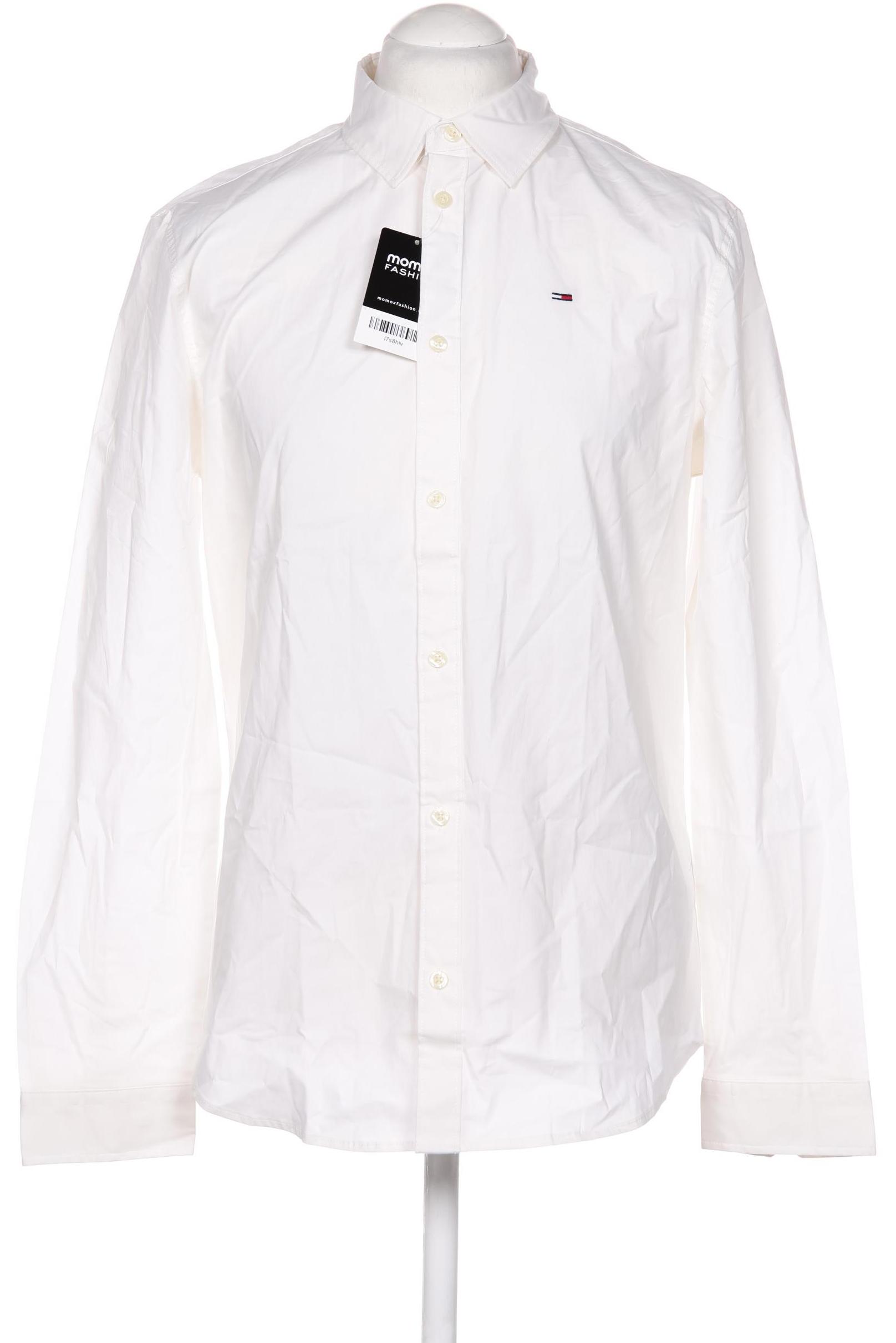 

Tommy Jeans Herren Hemd, cremeweiß, Gr. 52