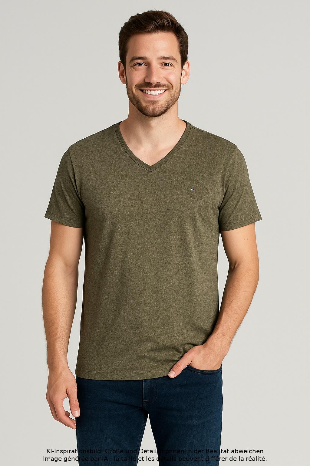 

Tommy Jeans Herren T-Shirt, grün, Gr. 46