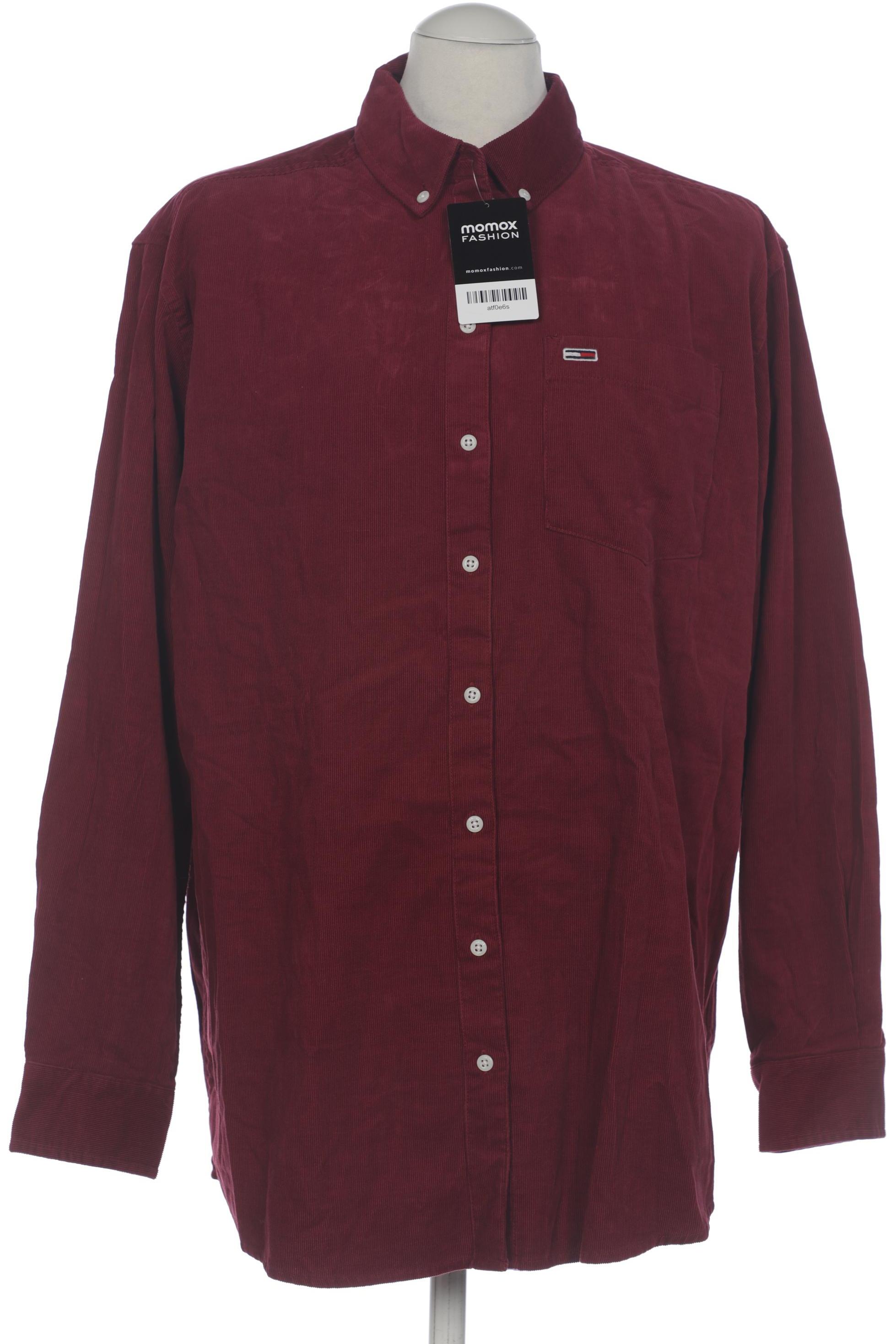 

Tommy Jeans Herren Hemd, bordeaux, Gr. 52