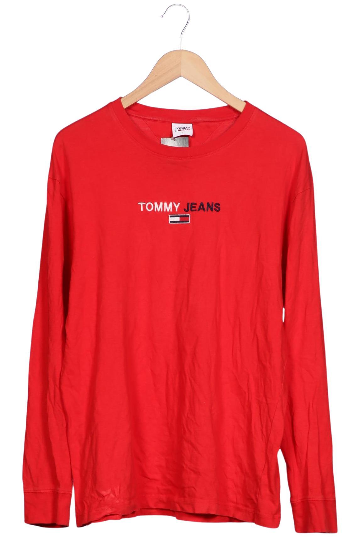 Thumbnail - Tommy Jeans Herren Langarmshirt, rot, Gr. 54