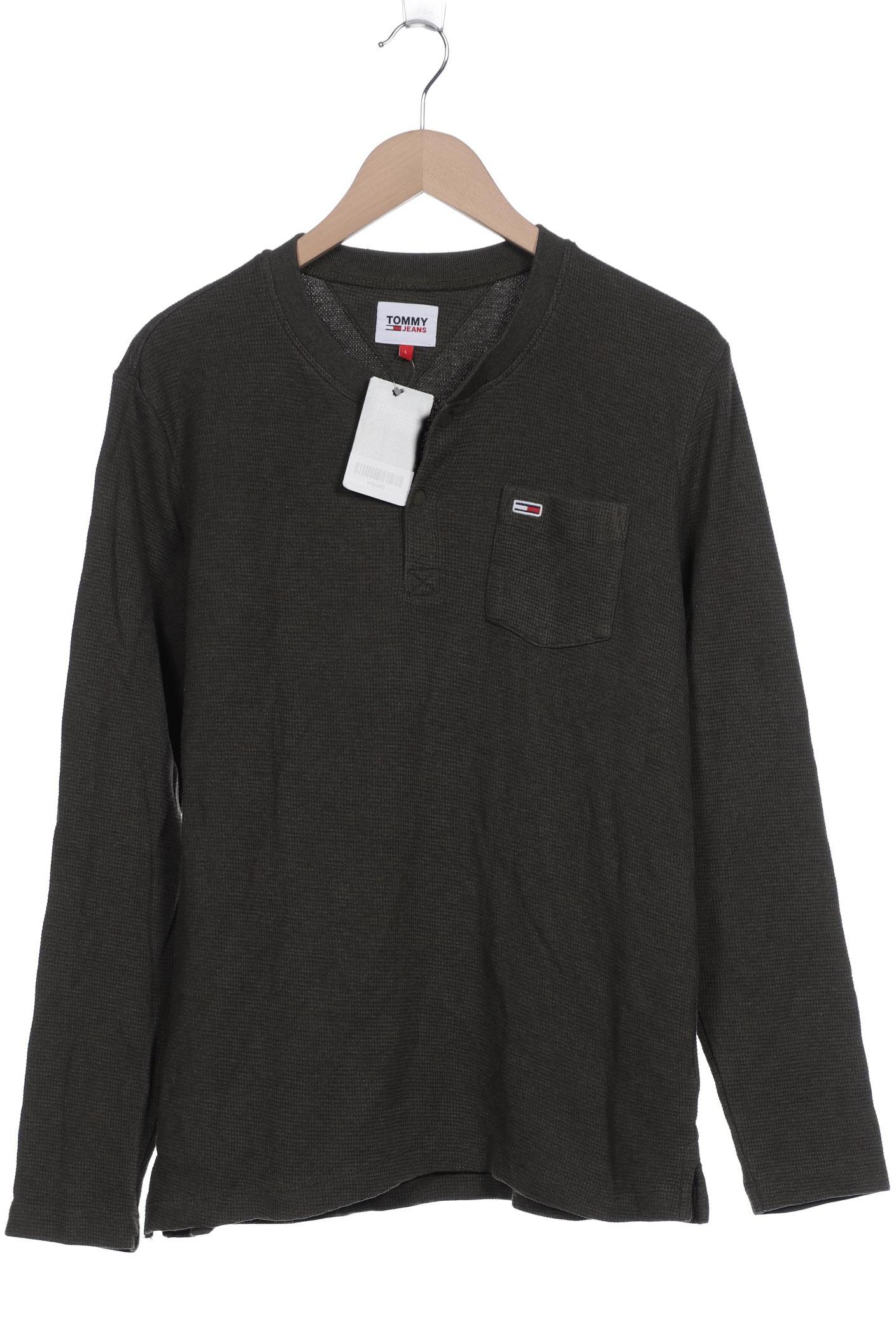 

Tommy Jeans Herren Langarmshirt, grün, Gr. 52