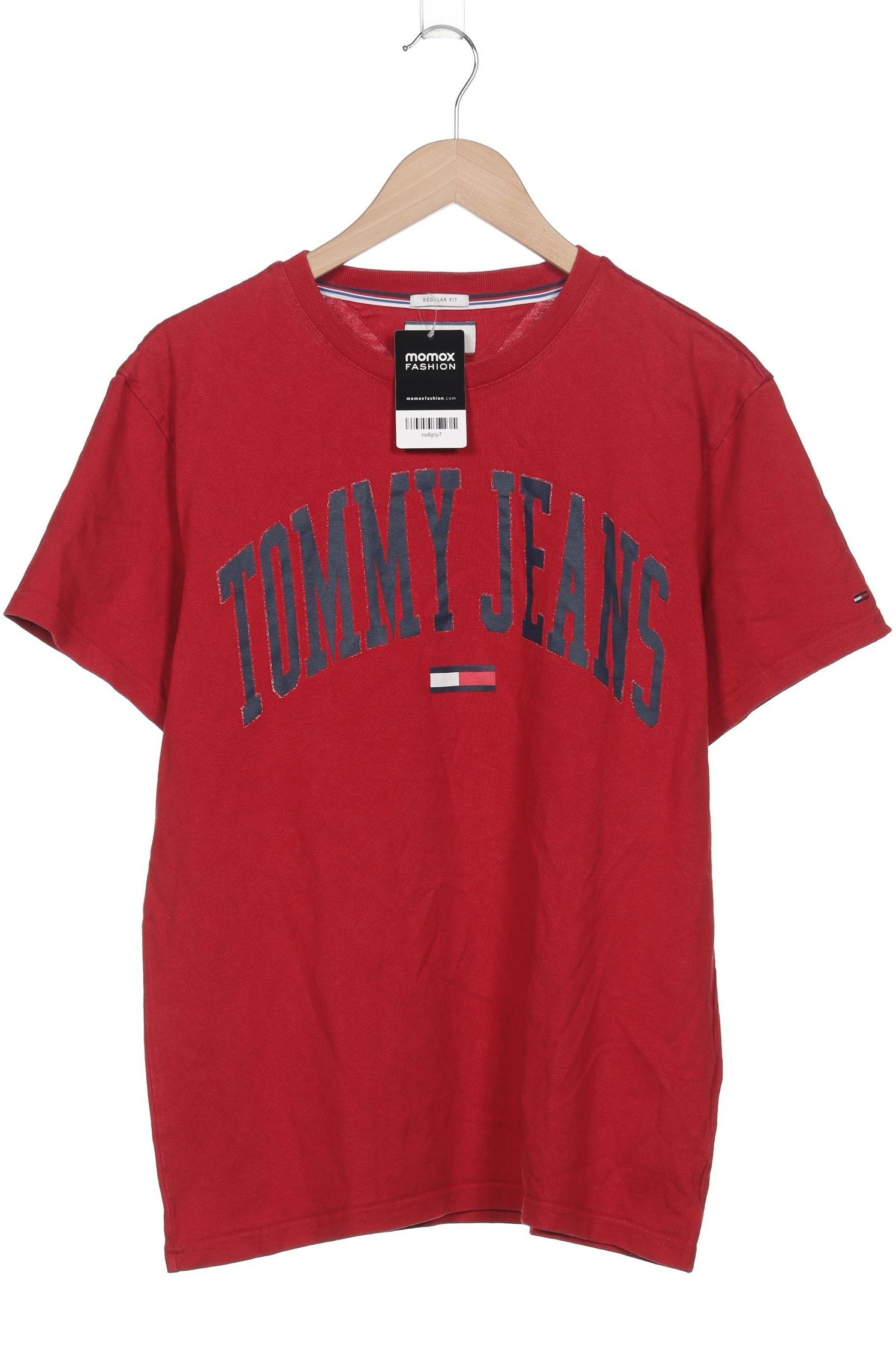 

Tommy Jeans Herren T-Shirt, bordeaux, Gr. 52