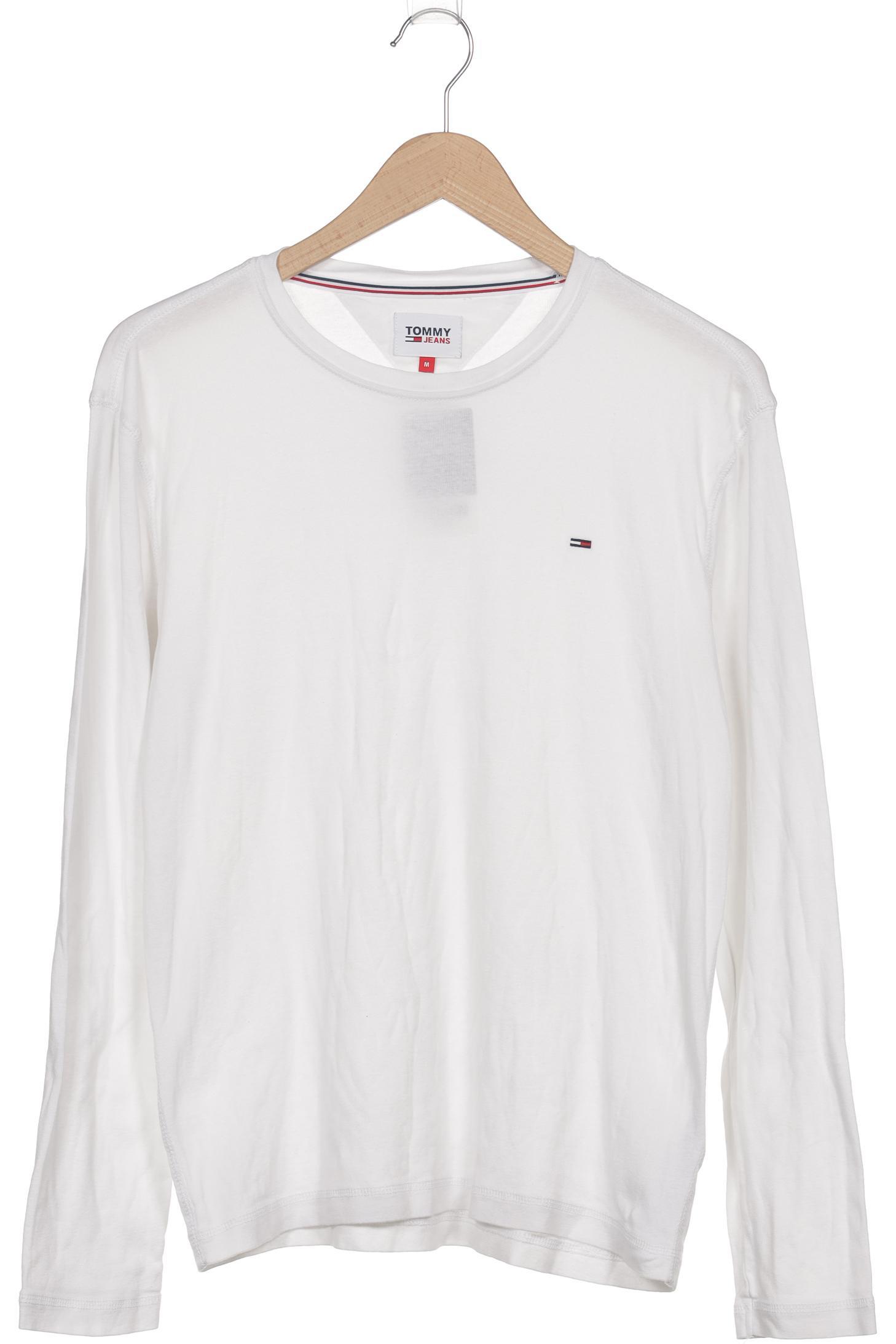 

Tommy Jeans Herren Langarmshirt, weiß, Gr. 48