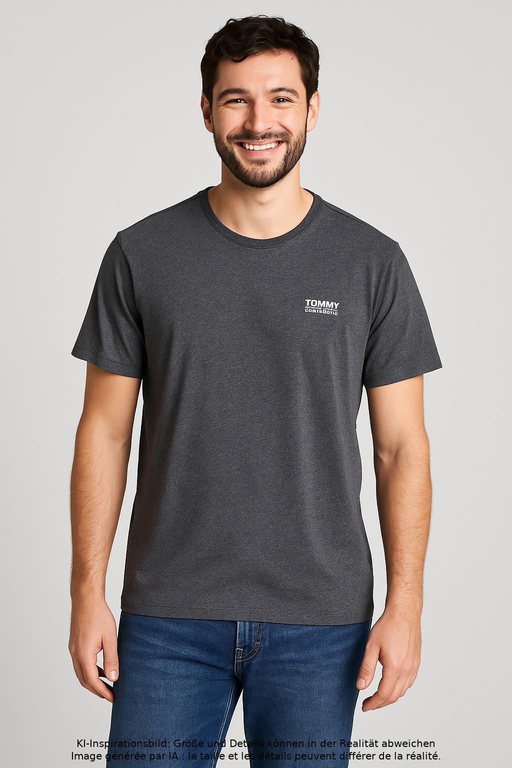 

Tommy Jeans Herren T-Shirt, grau, Gr. 52