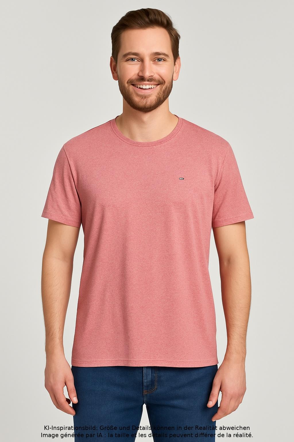 

Tommy Jeans Herren T-Shirt, pink, Gr. 52