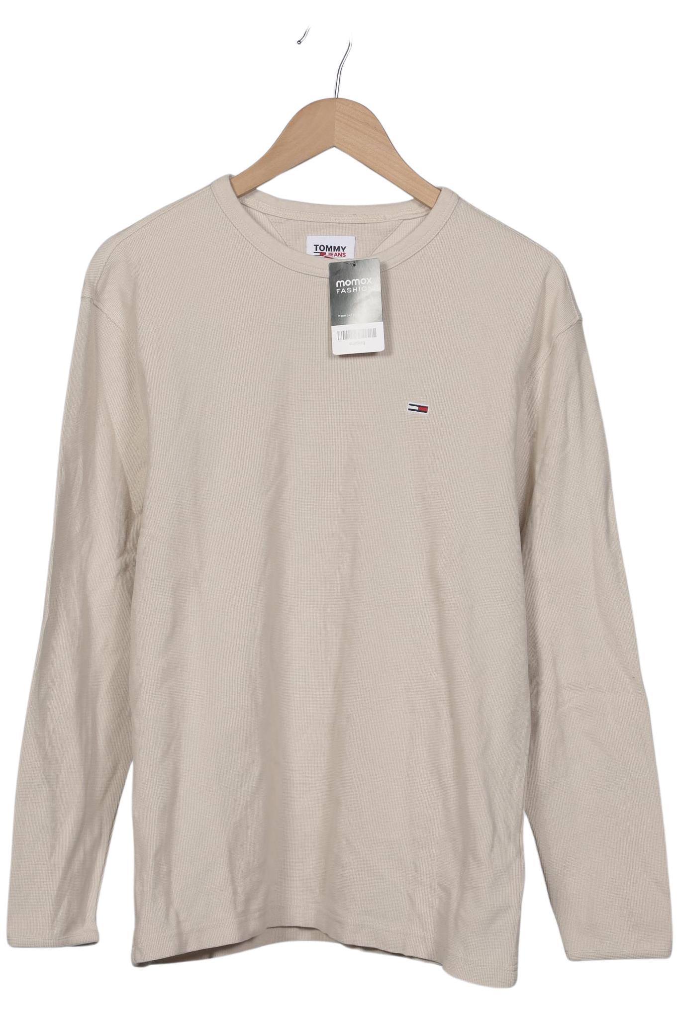 

Tommy Jeans Herren Langarmshirt, beige, Gr. 46