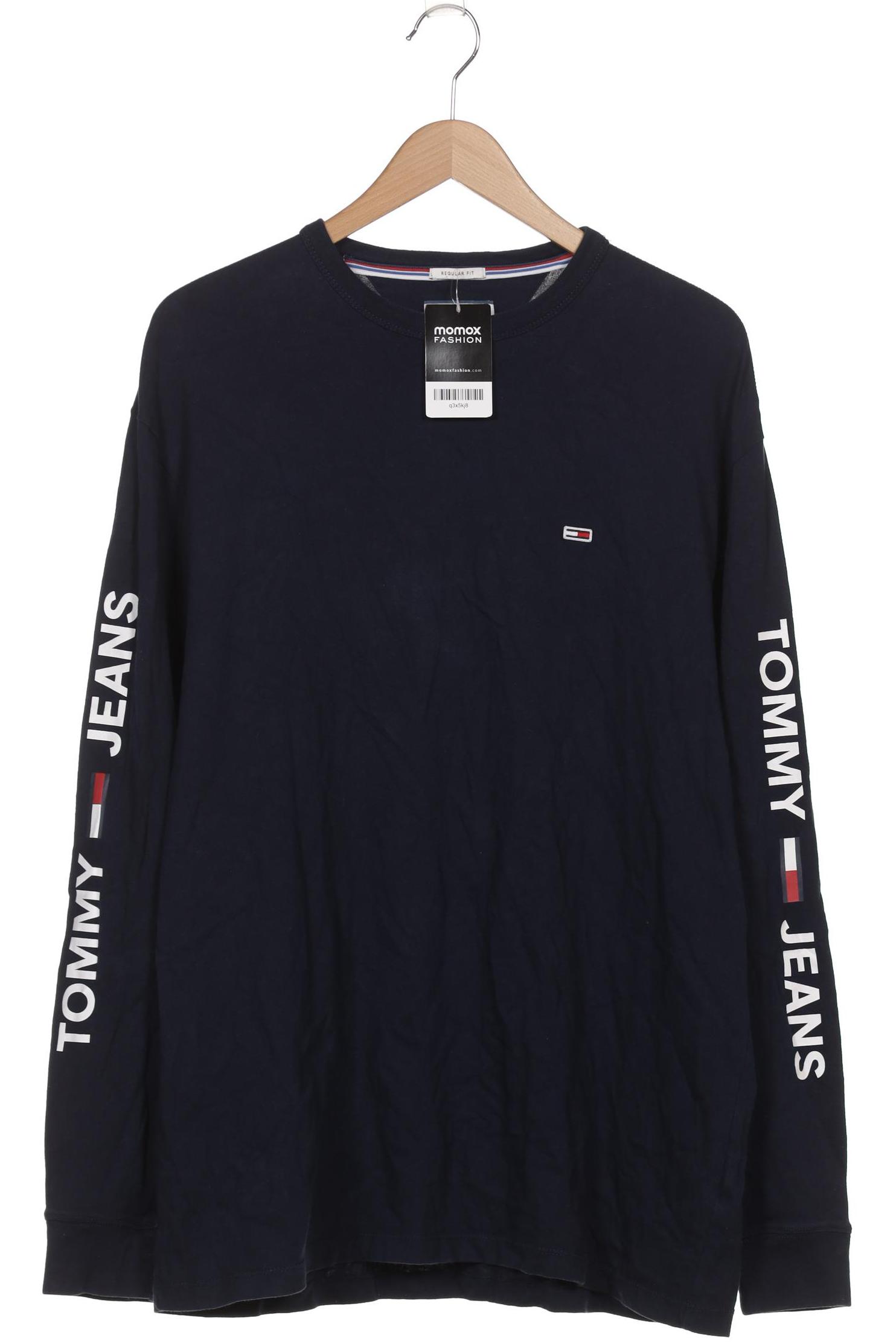 

Tommy Jeans Herren Langarmshirt, marineblau, Gr. 56