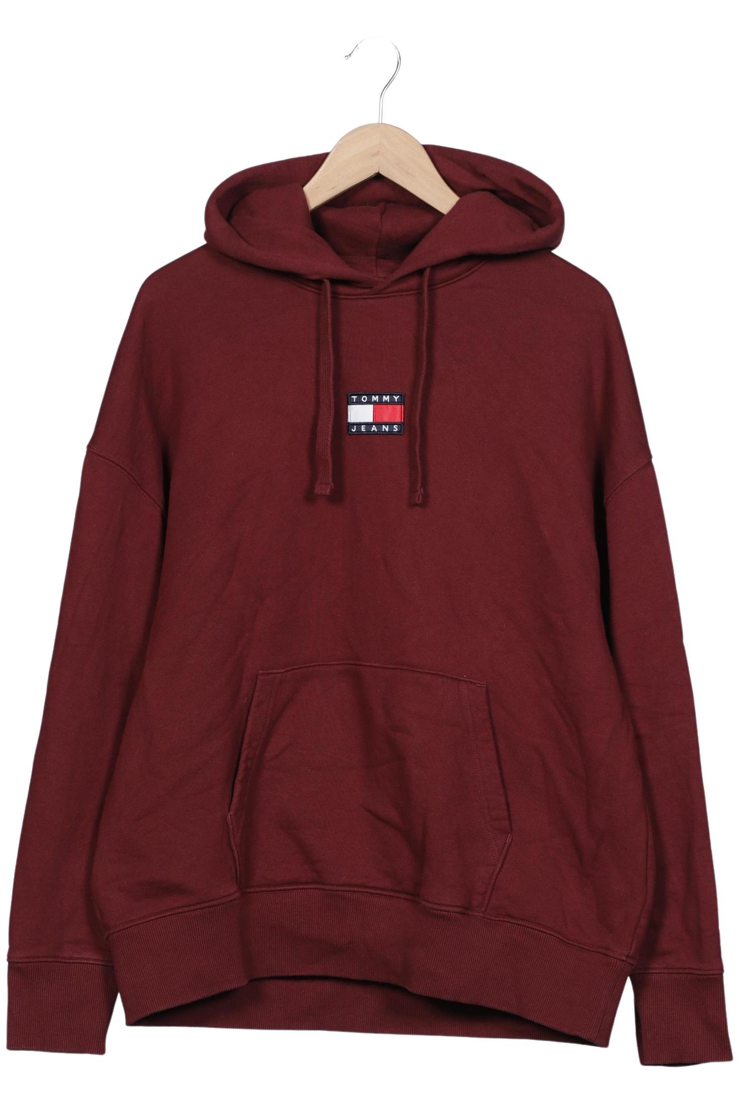 

Tommy Jeans Herren Kapuzenpullover, bordeaux, Gr. 52