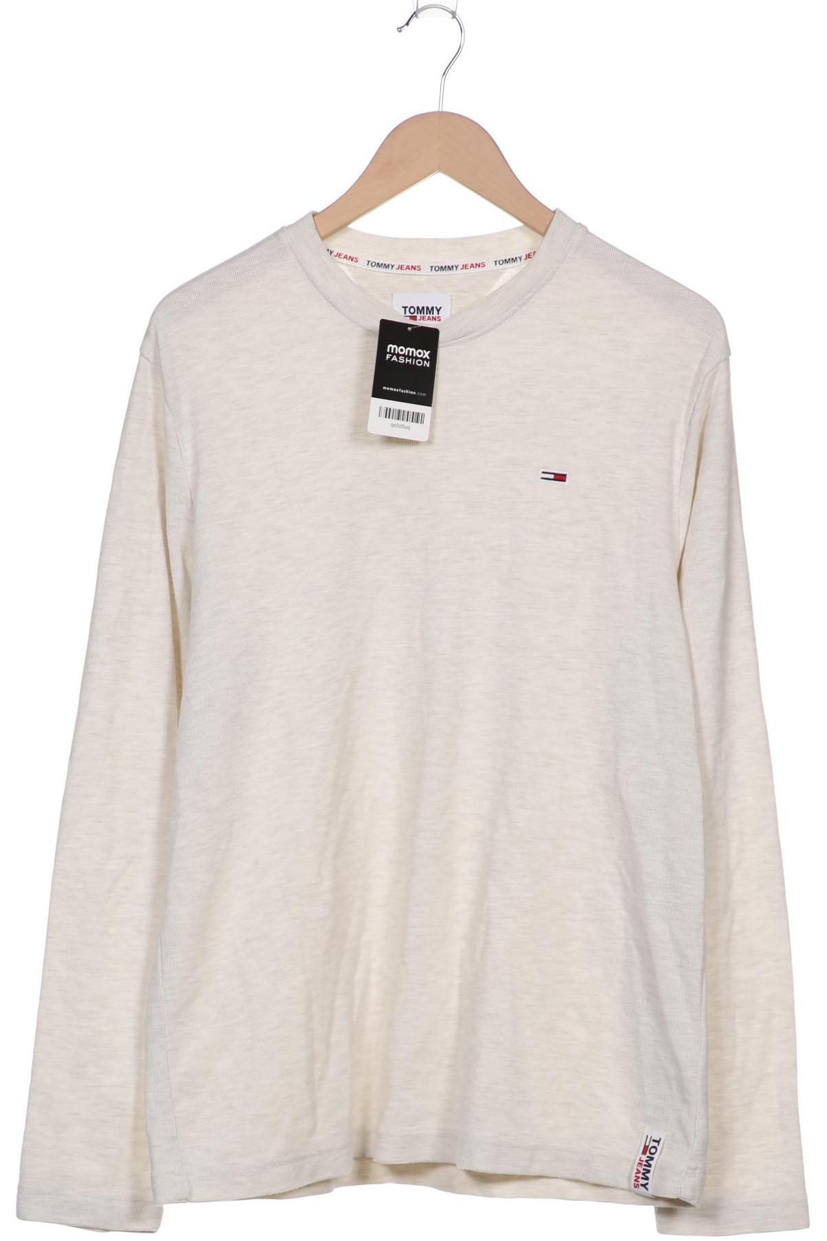 

Tommy Jeans Herren Langarmshirt, cremeweiß