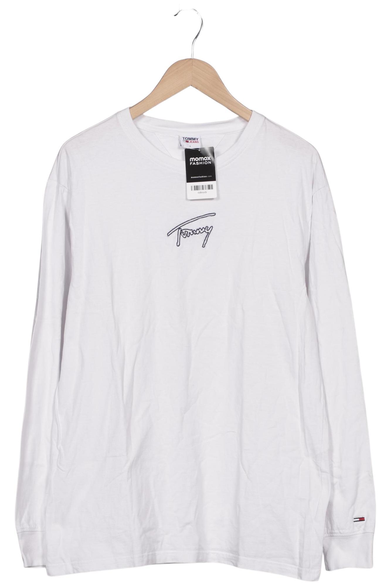 

Tommy Jeans Herren Langarmshirt, weiß, Gr. 52