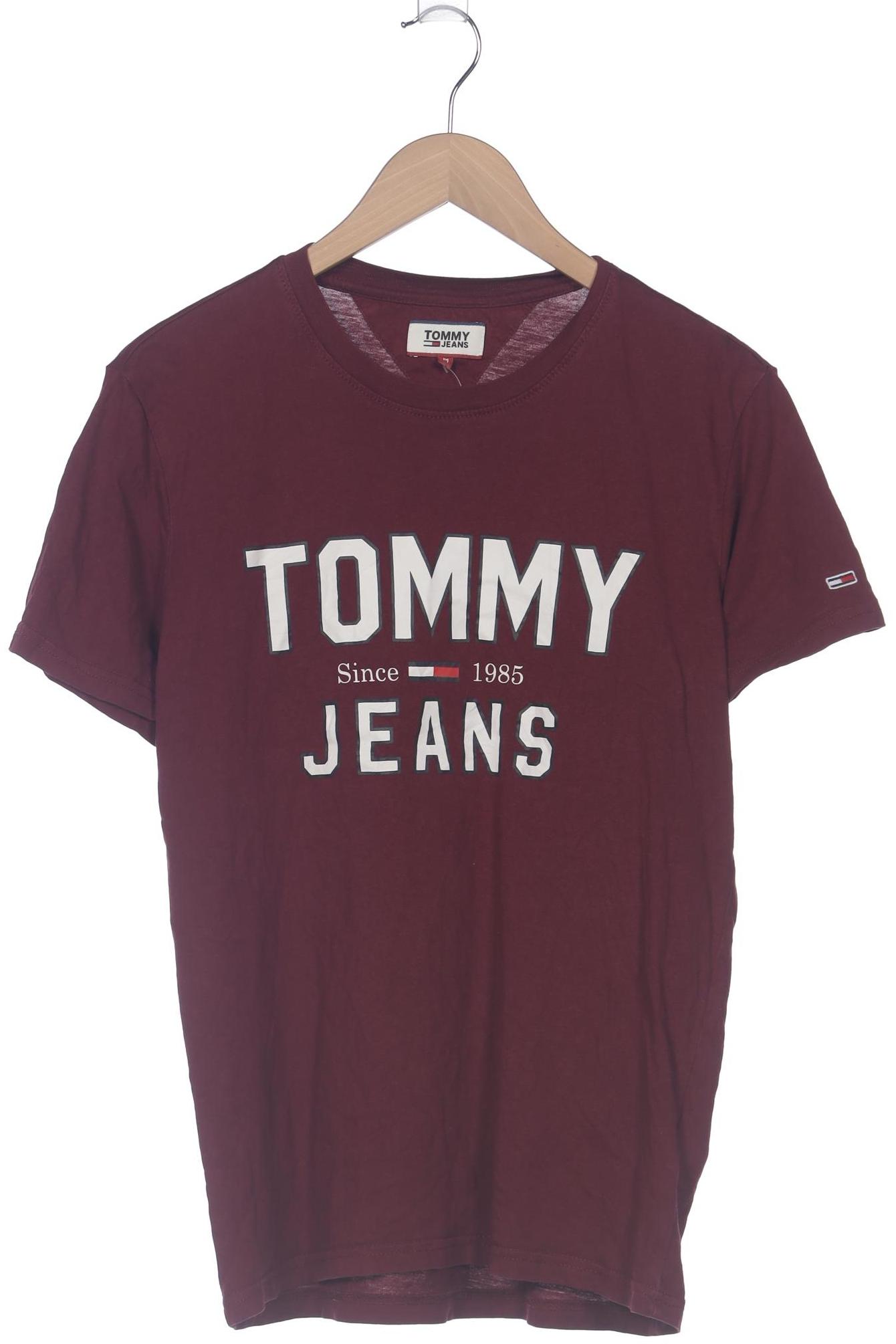 

Tommy Jeans Herren T-Shirt, bordeaux, Gr. 48