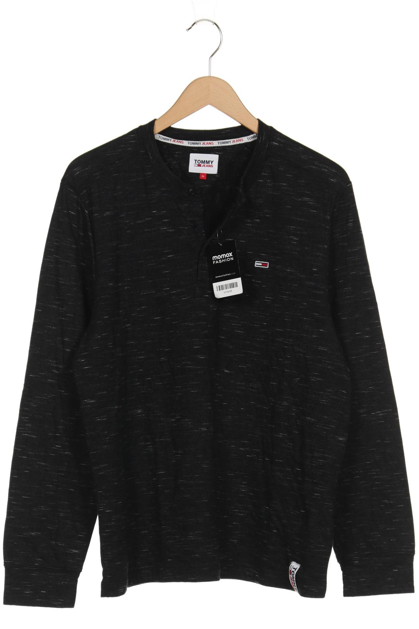 

Tommy Jeans Herren Langarmshirt, schwarz
