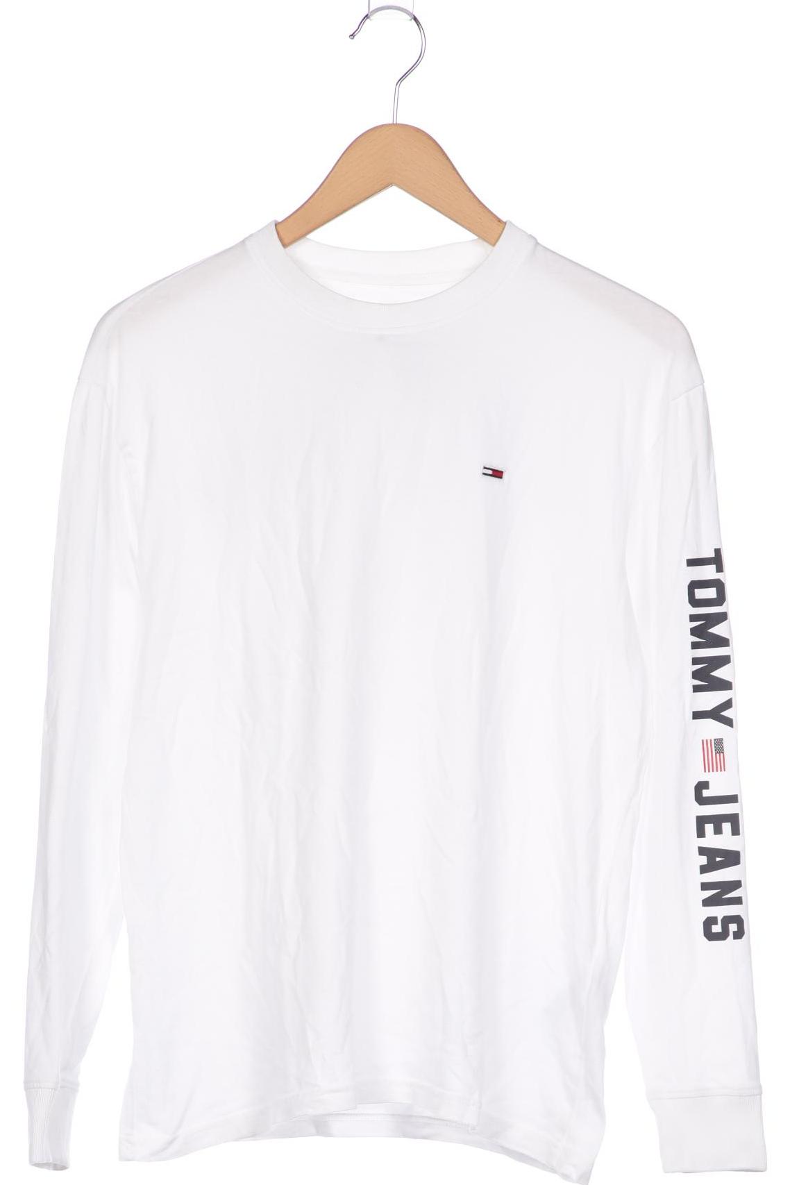 

Tommy Jeans Herren Langarmshirt, weiß, Gr. 46