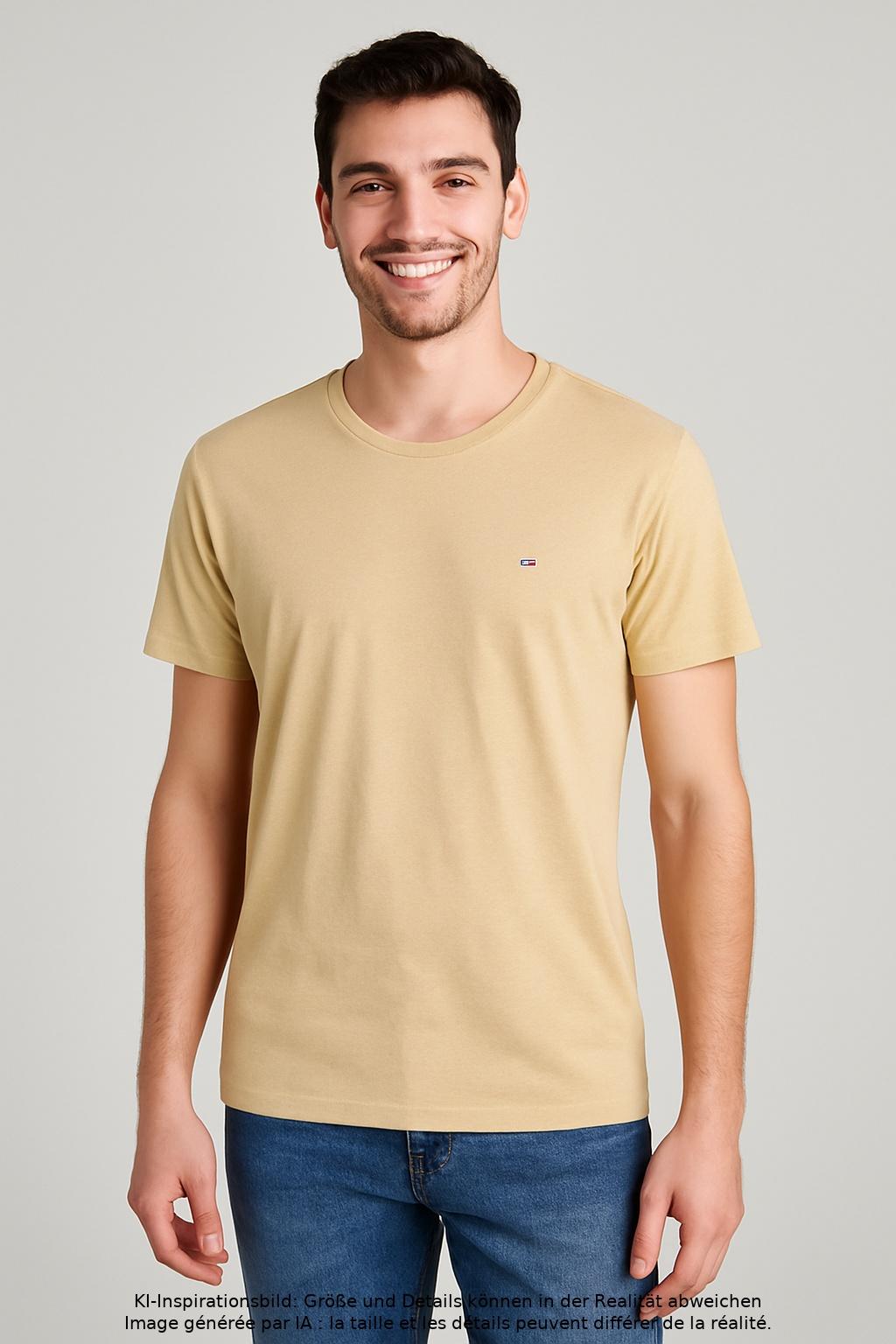 

Tommy Jeans Herren T-Shirt, beige, Gr. 54