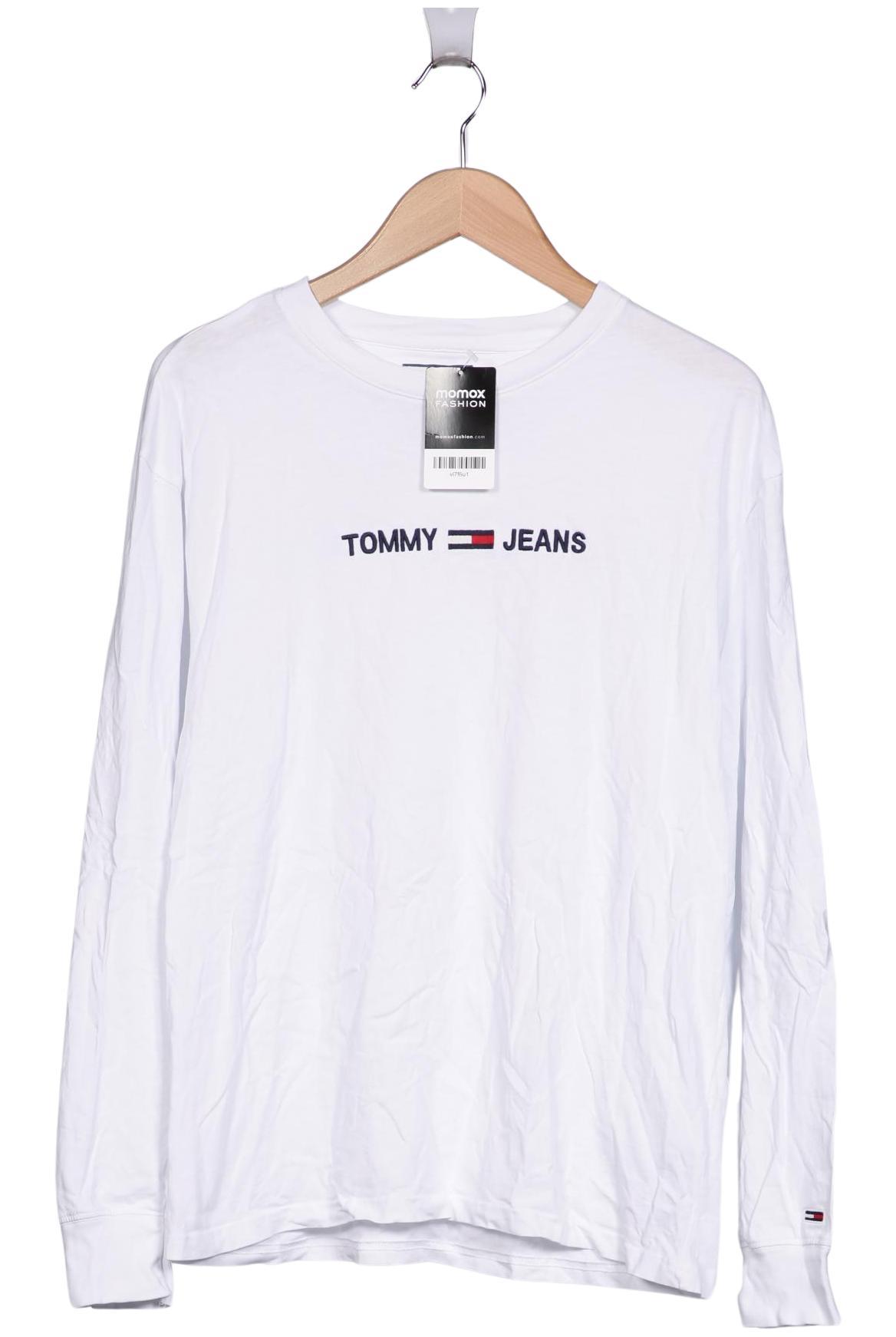 

Tommy Jeans Herren Langarmshirt, weiß, Gr. 48