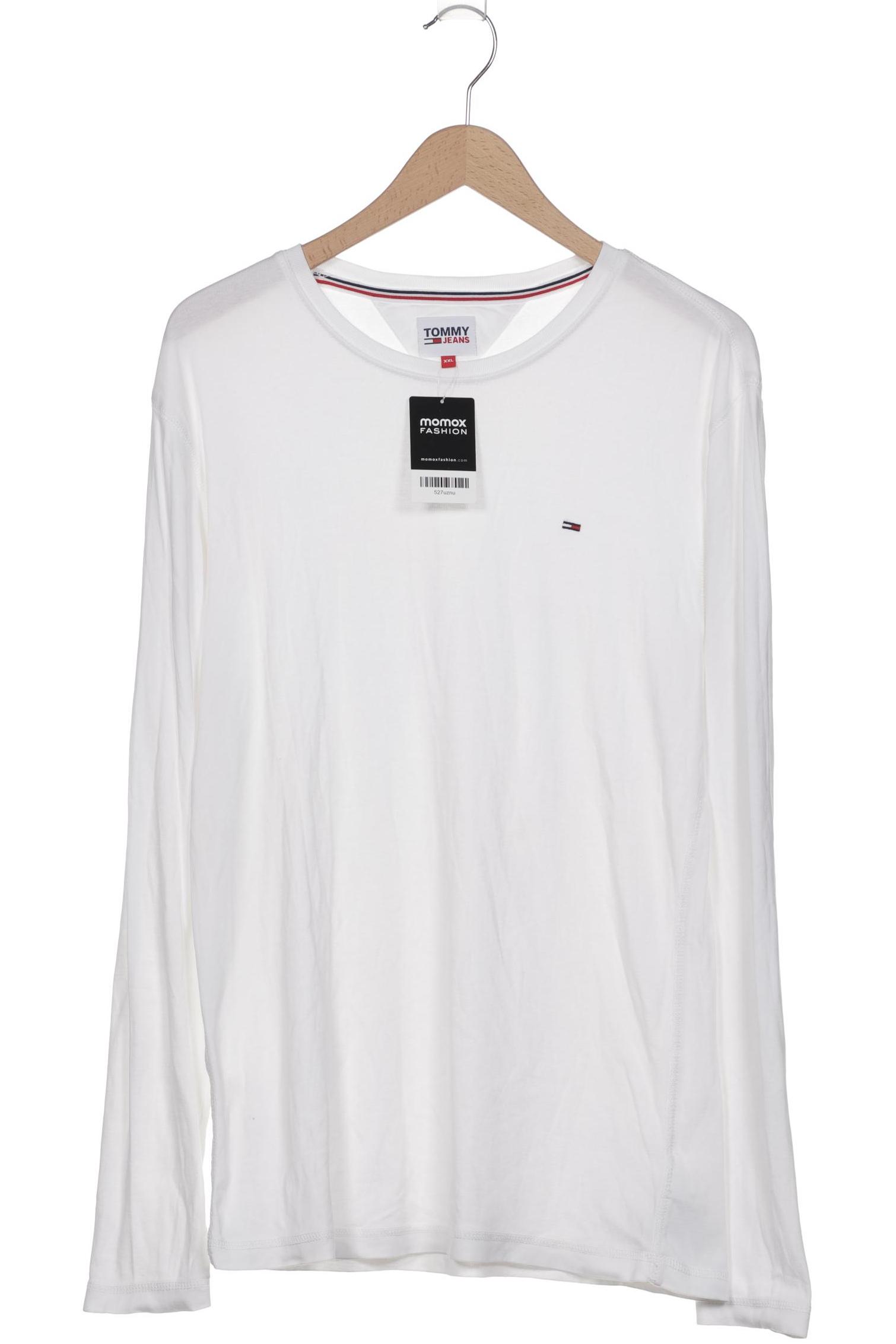 

Tommy Jeans Herren Langarmshirt, weiß, Gr. 56