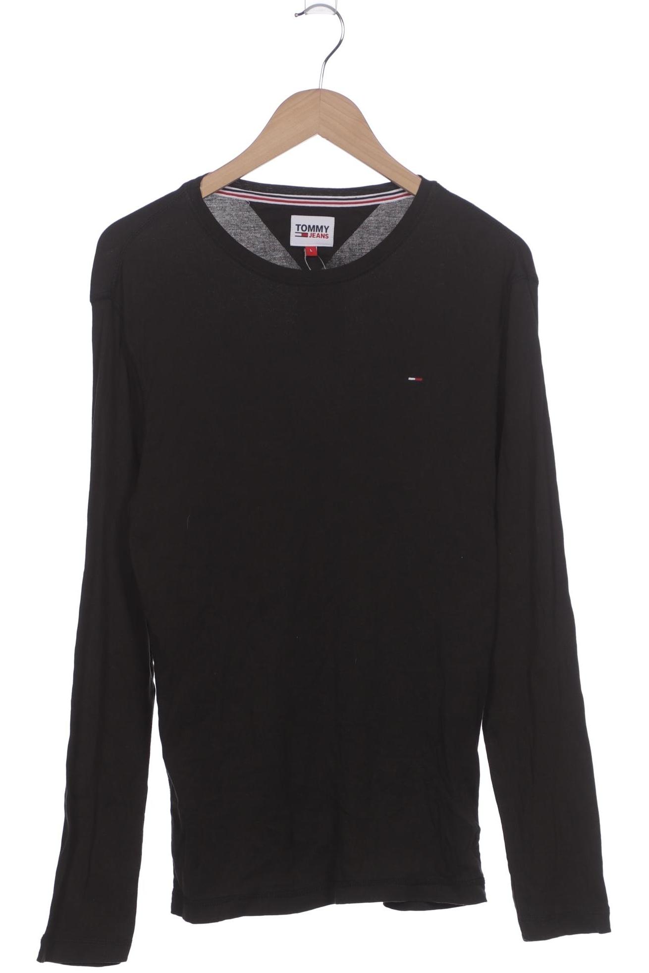 

Tommy Jeans Herren Langarmshirt, schwarz, Gr. 52