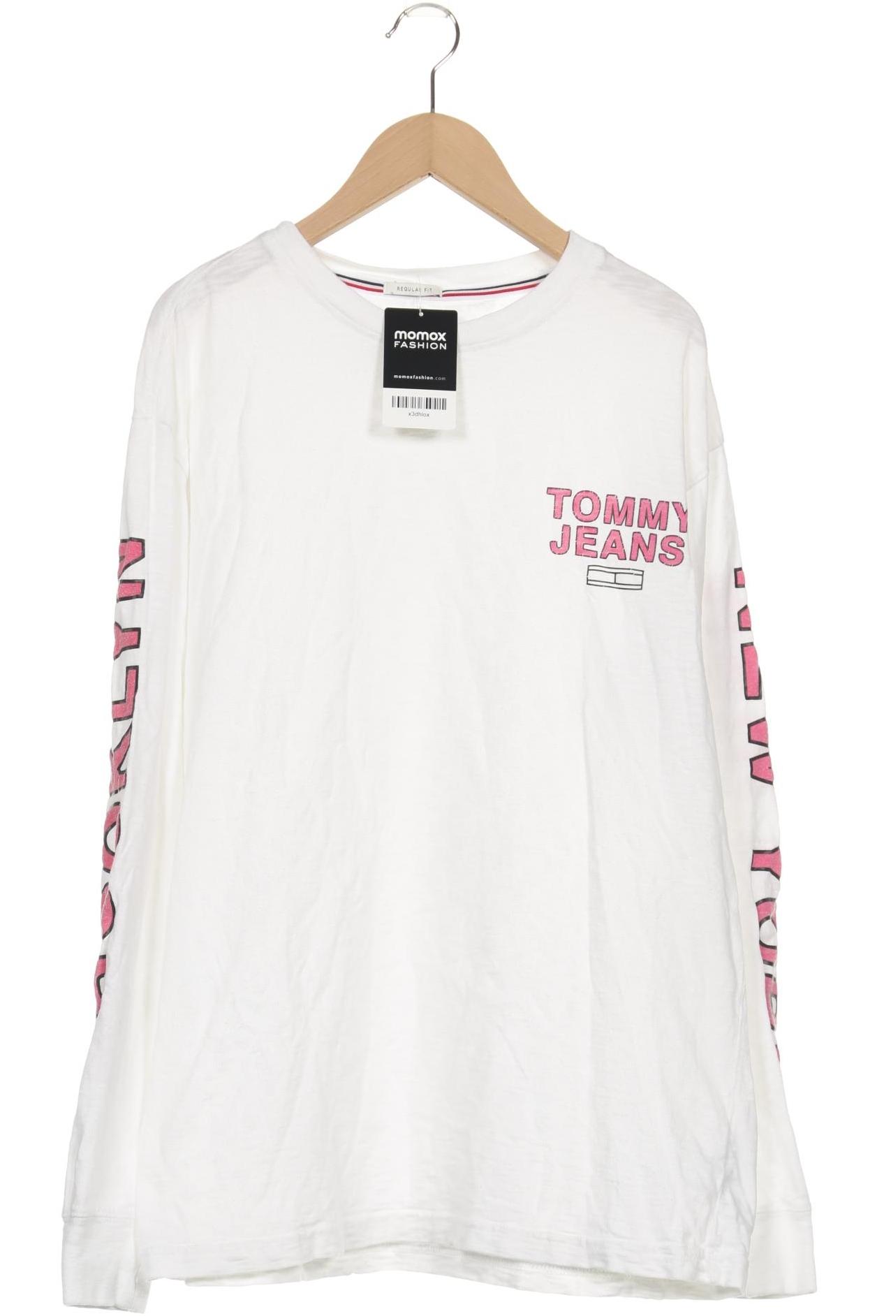 

Tommy Jeans Herren Langarmshirt, weiß, Gr. 48