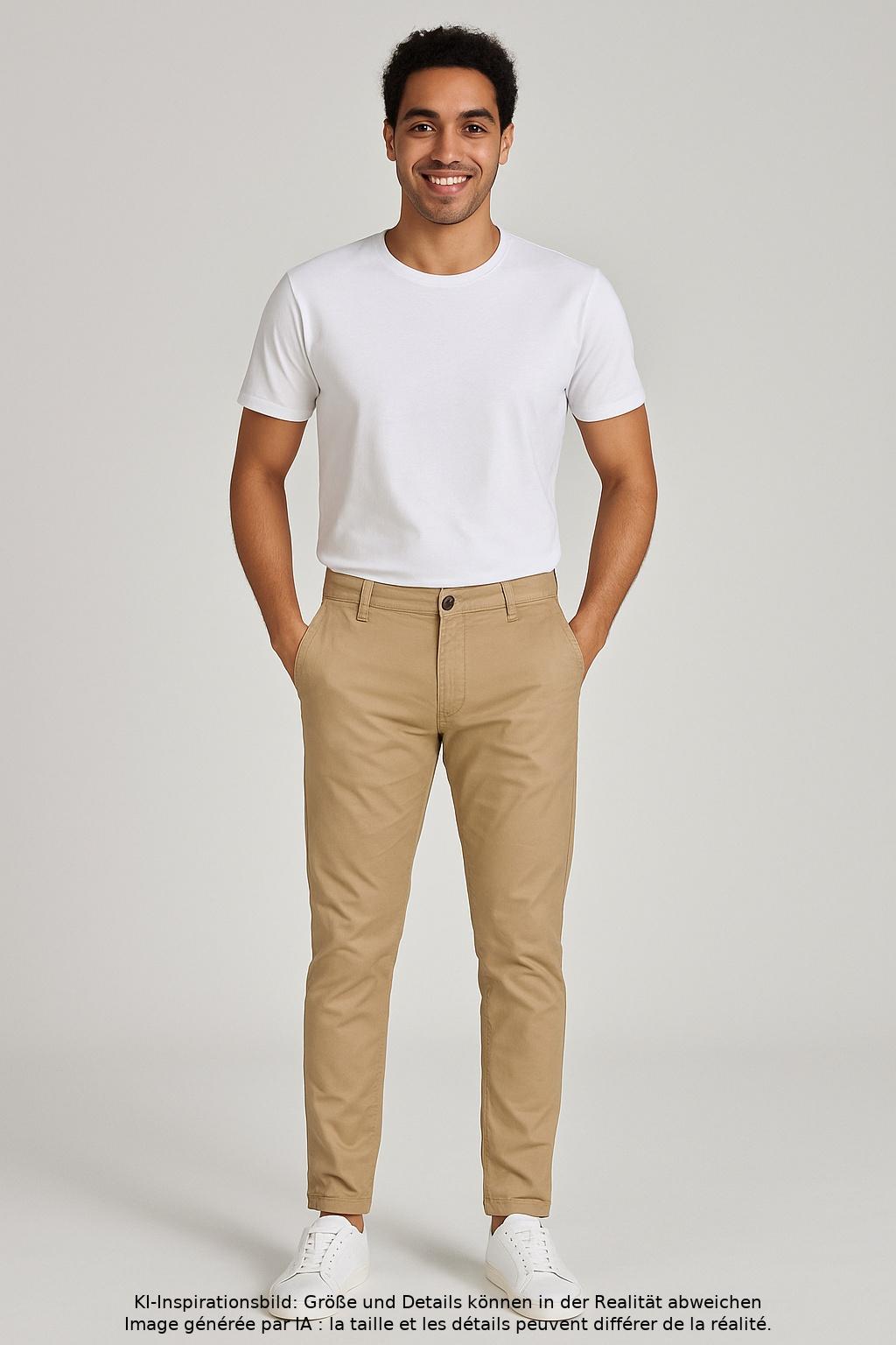 

Tommy Jeans Herren Stoffhose, beige, Gr. 34