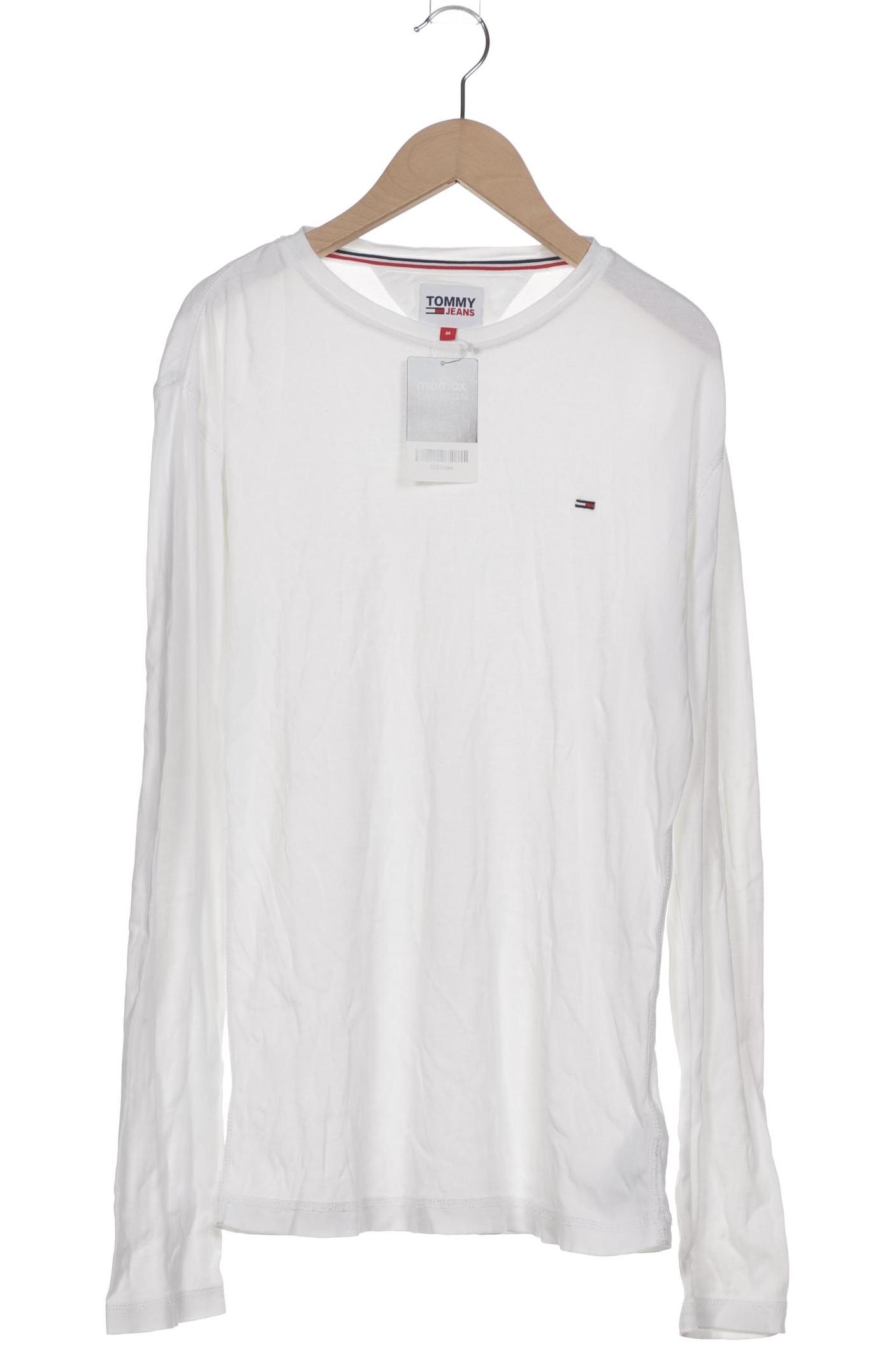 

Tommy Jeans Herren Langarmshirt, weiß, Gr. 48