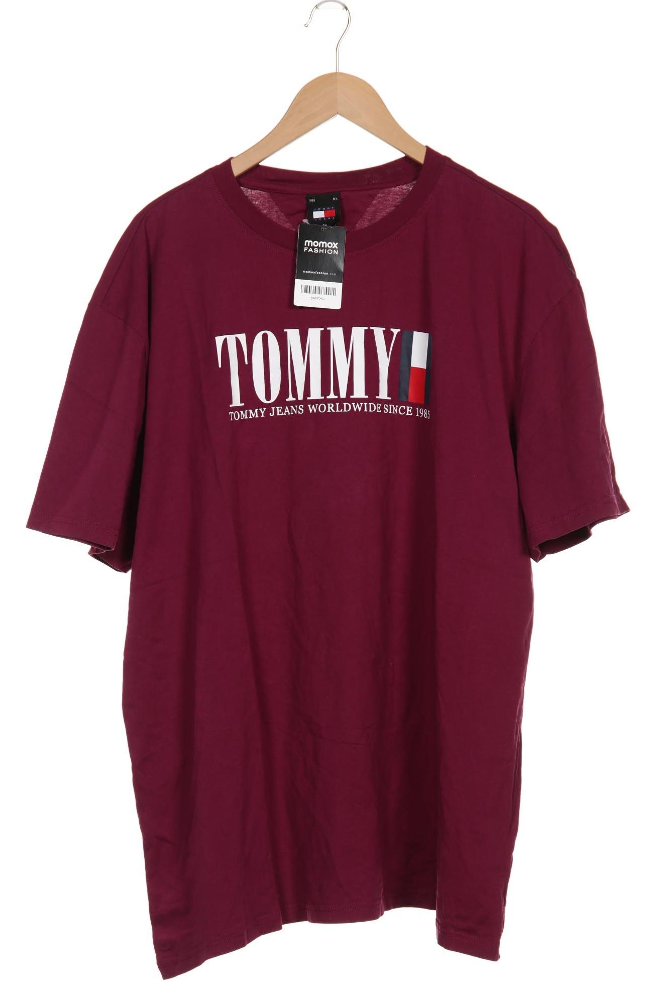 

Tommy Jeans Herren T-Shirt, bordeaux, Gr. 58