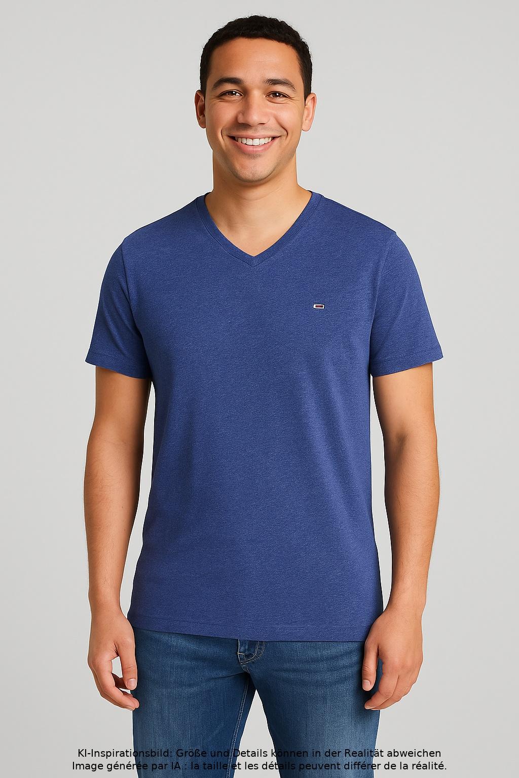 

Tommy Jeans Herren T-Shirt, blau, Gr. 52