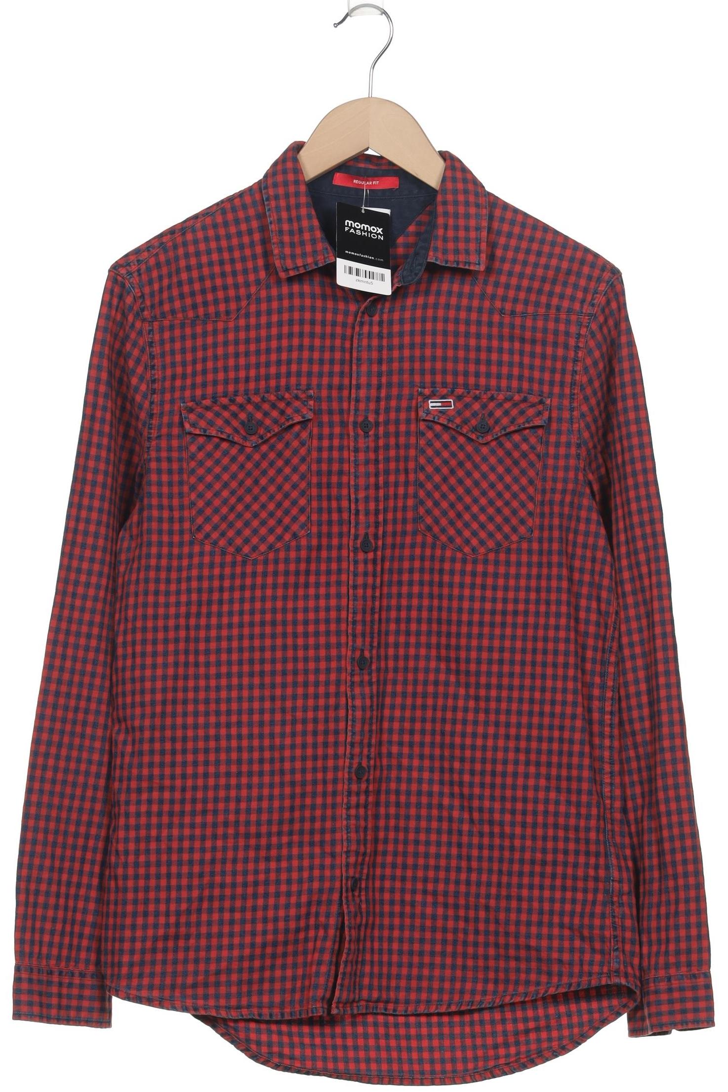 

Tommy Jeans Herren Hemd, bordeaux, Gr. 46