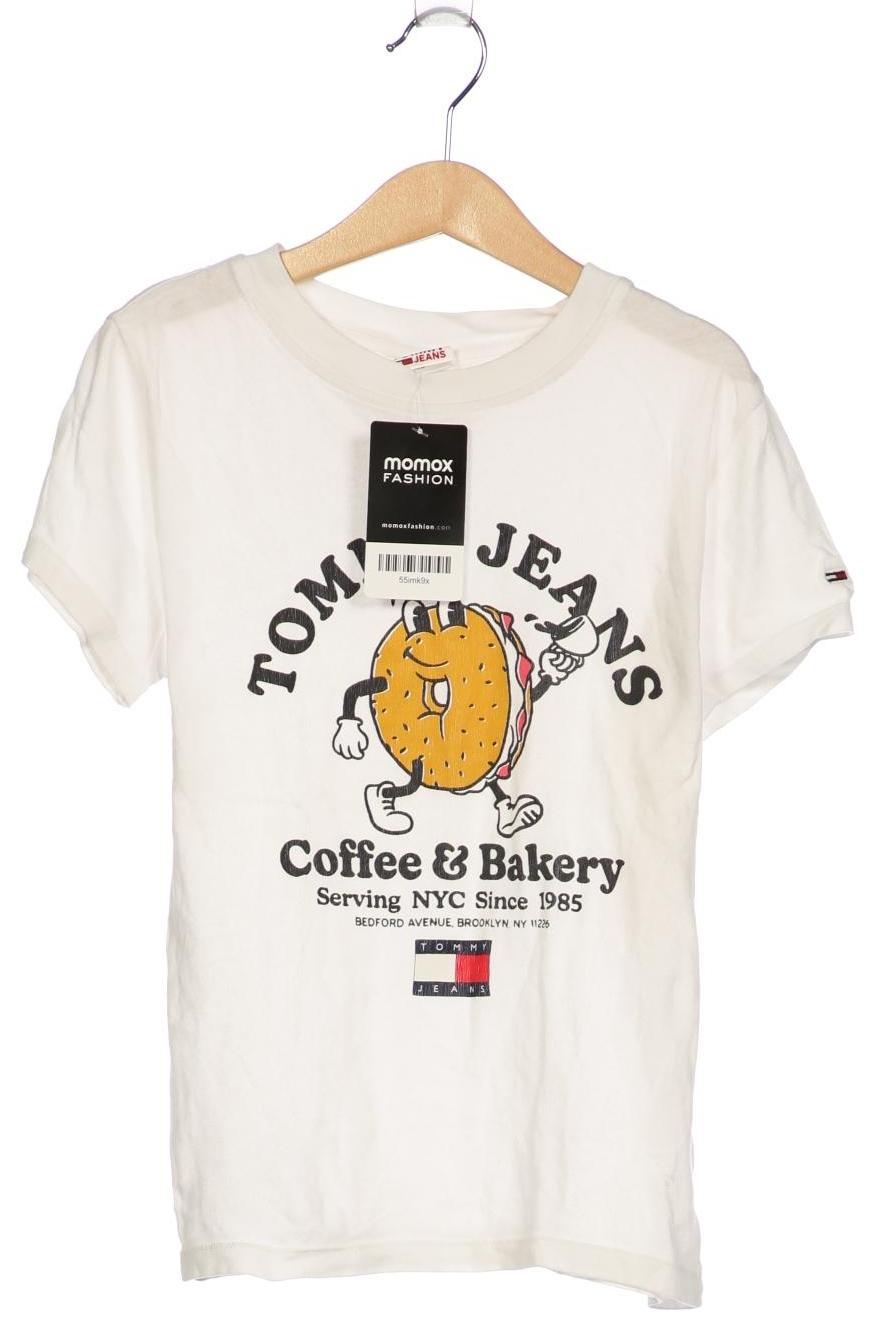 

Tommy Jeans Damen T-Shirt, weiß, Gr. 122