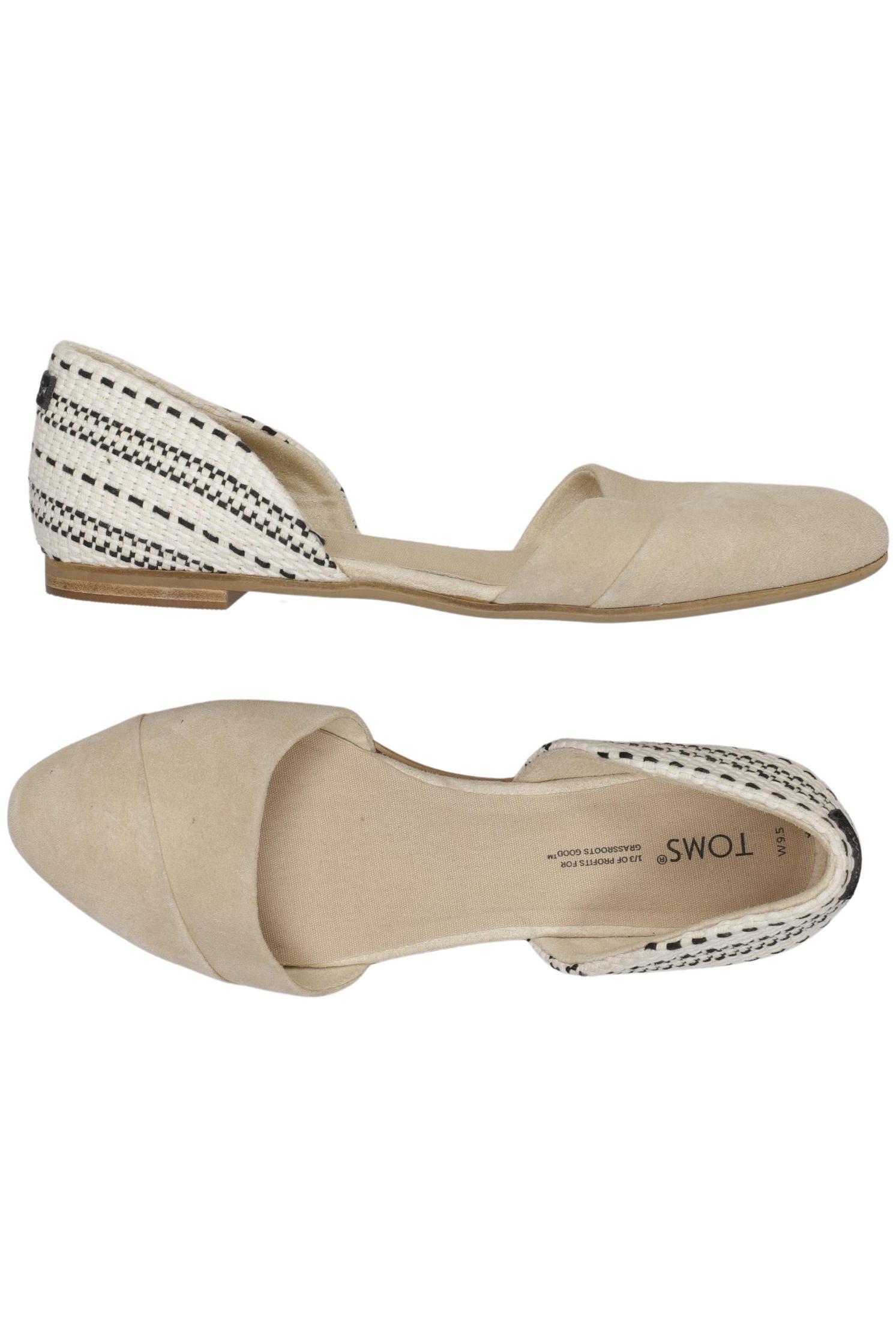 

Toms Damen Ballerinas, cremeweiß, Gr. 9.5