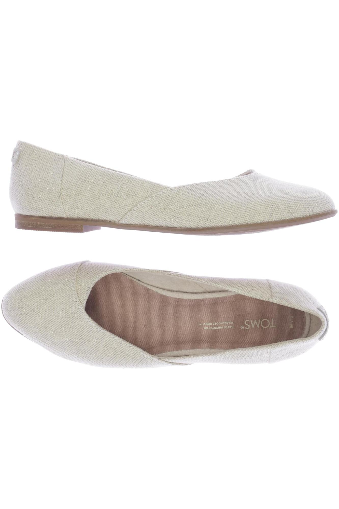 

Toms Damen Ballerinas, cremeweiß, Gr. 7.5